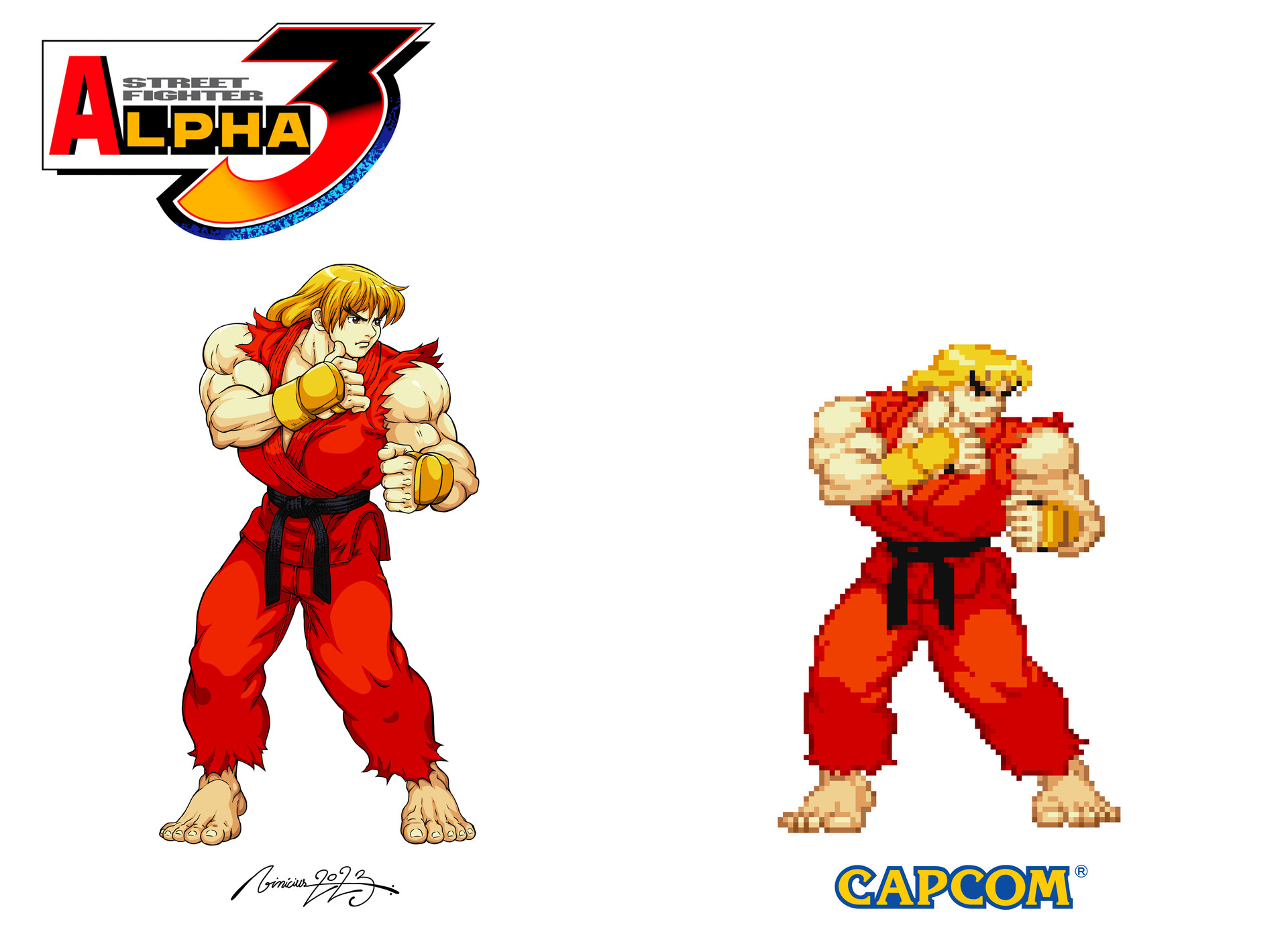 ArtStation - Ken Masters Remake by Vinicius Moura