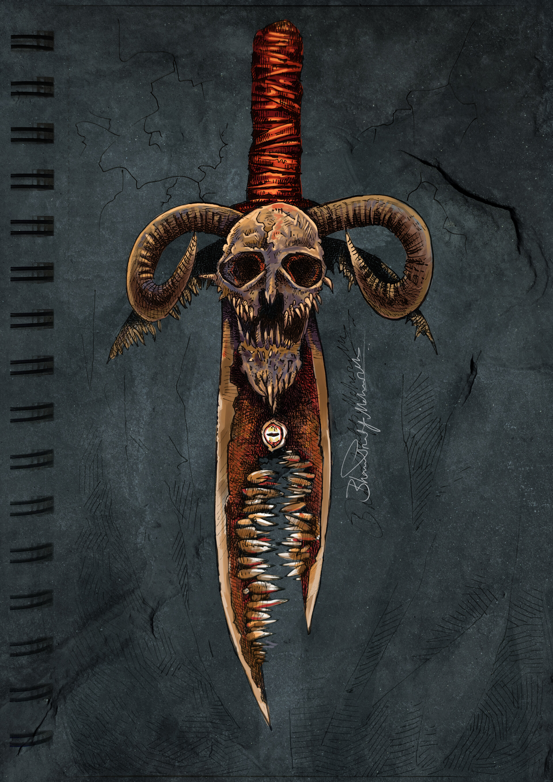 ArtStation Dagger of "The Reaper"