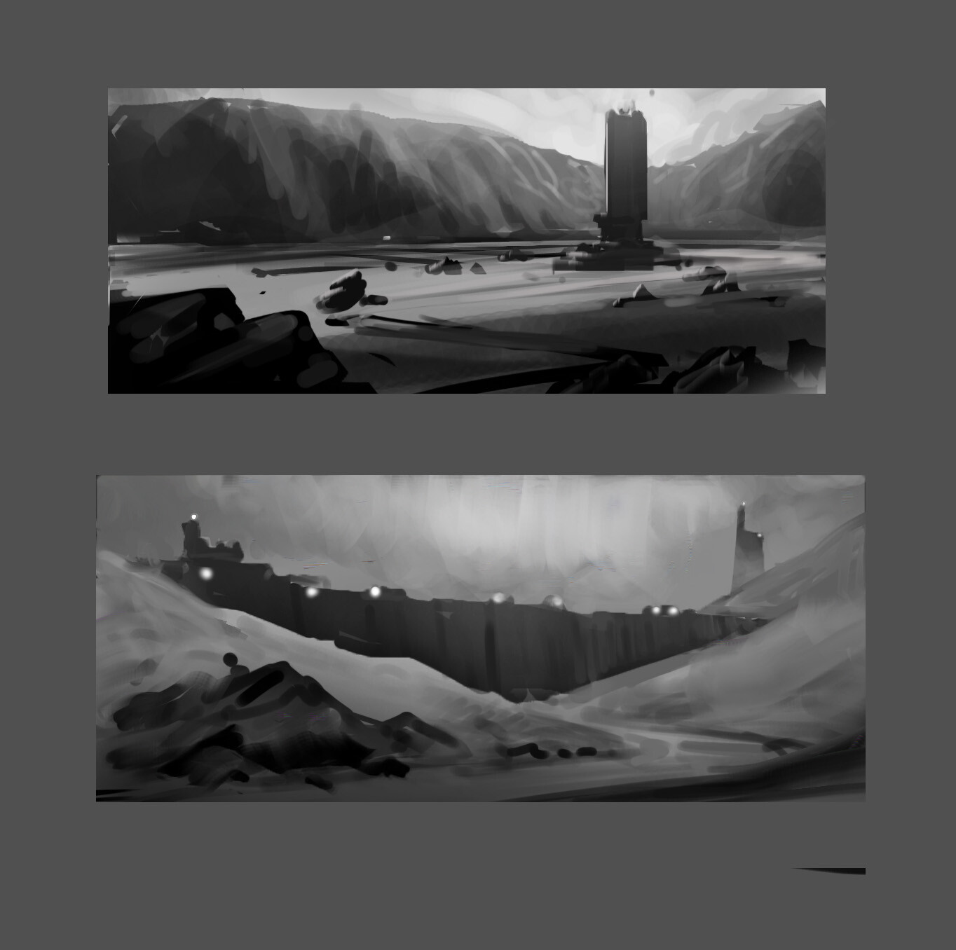 initial comps and sketches