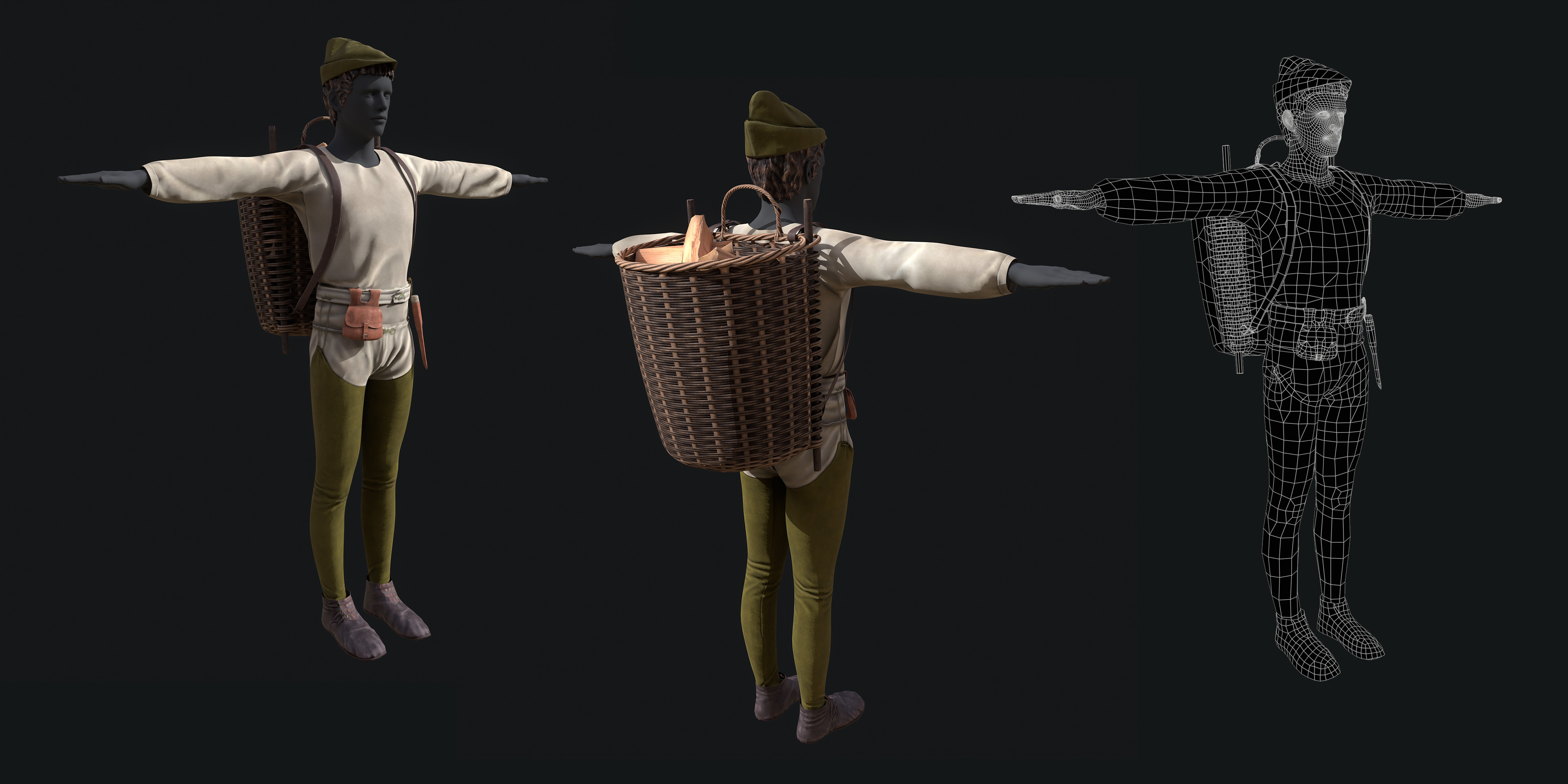 Weaved Basket Male