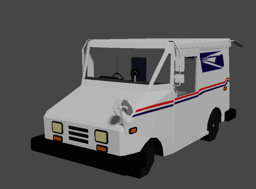 ArtStation USPS Mail Trucks