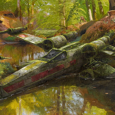 Oliver wetter web wall monsted x wing