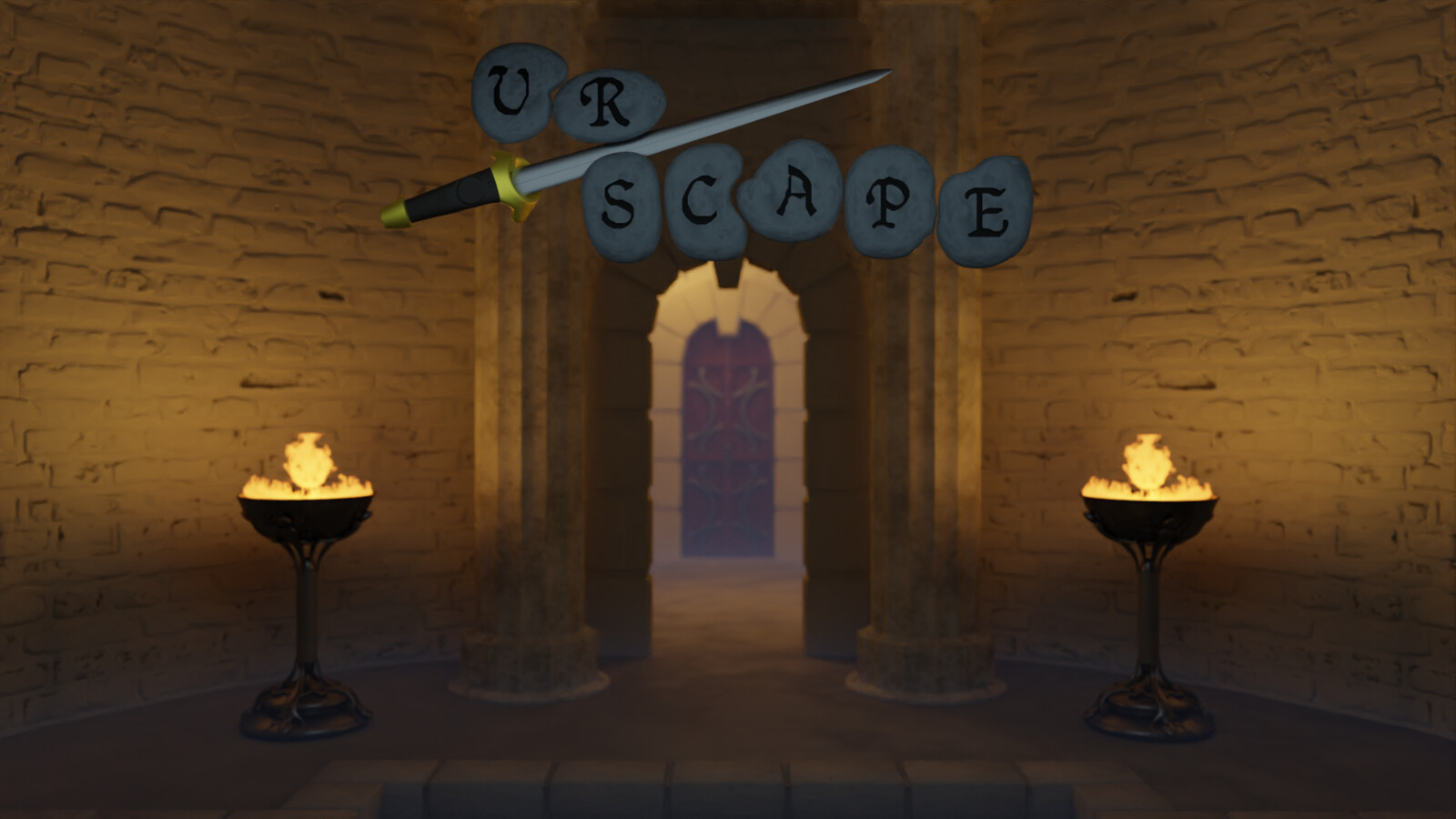 VR Scape Login Area Art WIP