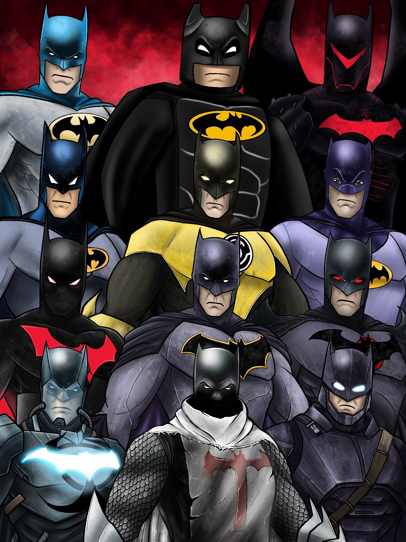 ArtStation - Batman Suits