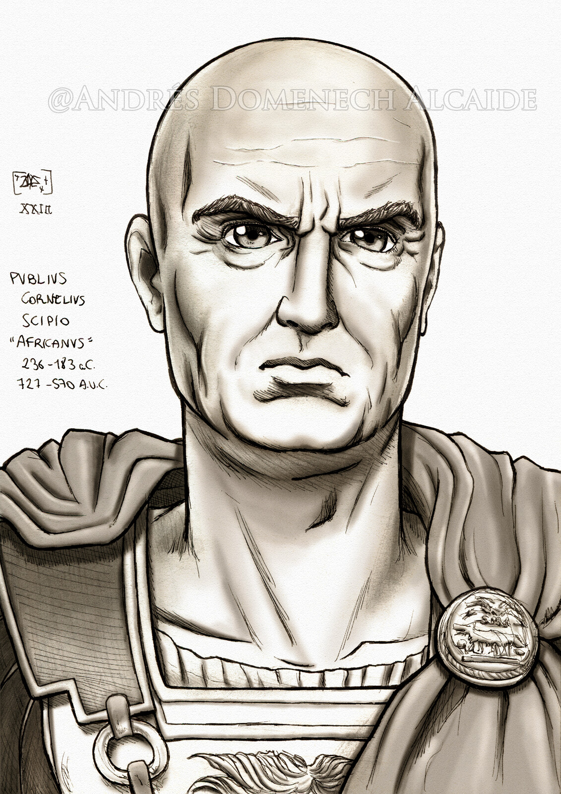 Andrés Domenech Alcaide Publius Cornelius Scipio Africanus 01