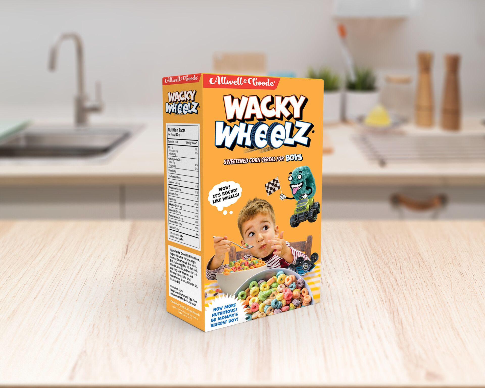 Cereal Box Template Illustrator