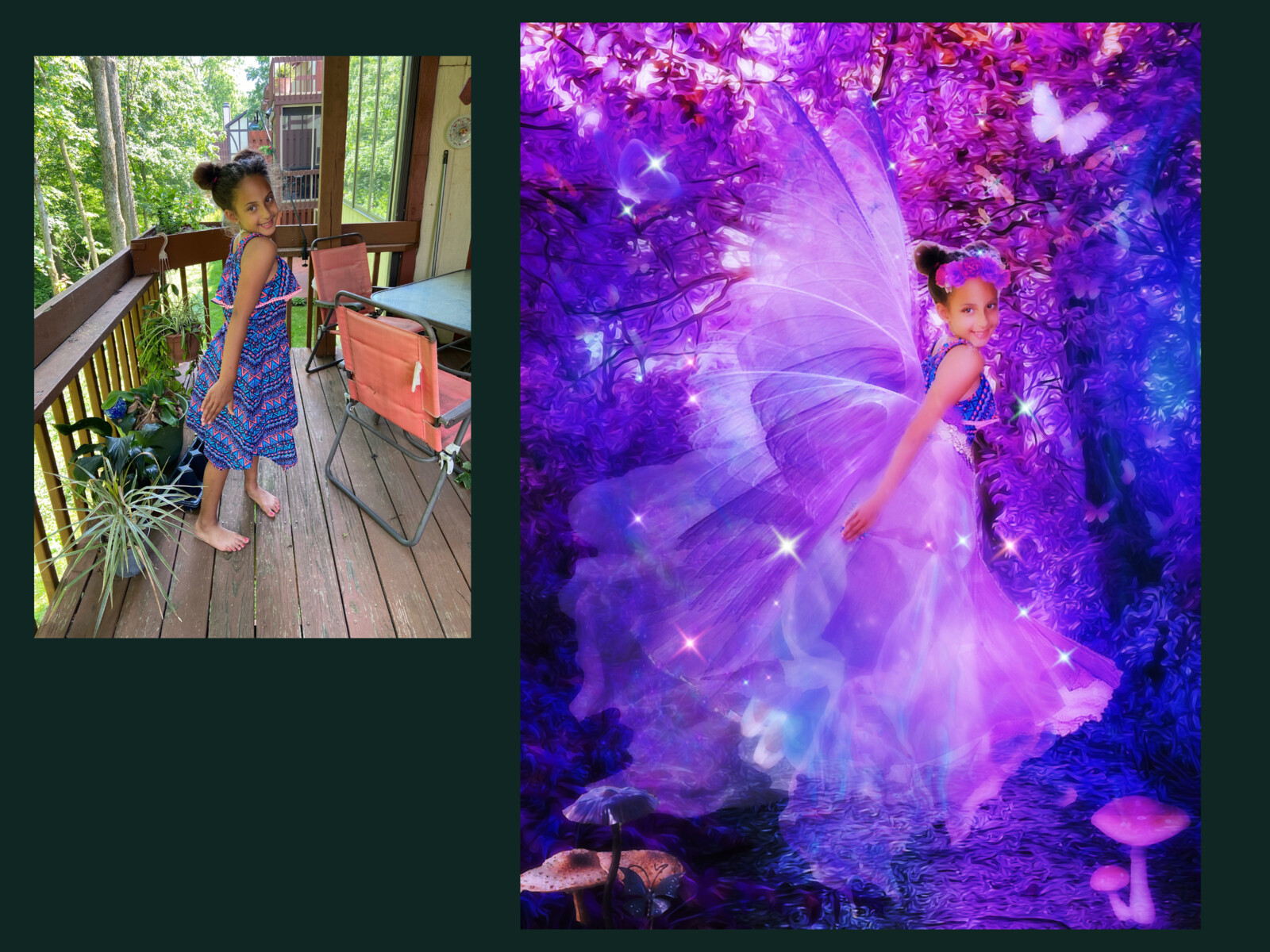 Ordinary photo into fantasy art