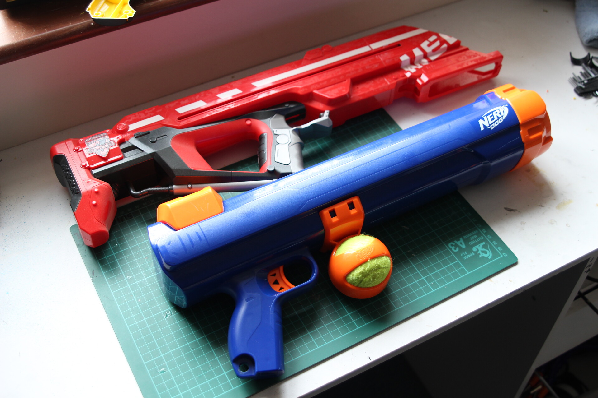 Nerf dog gun on sale mod