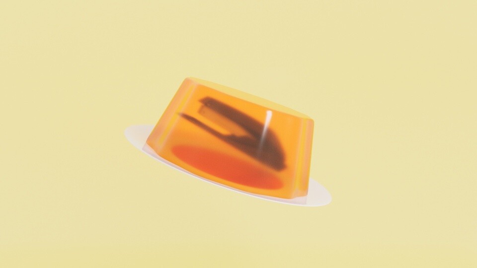 ArtStation Stapler in jello