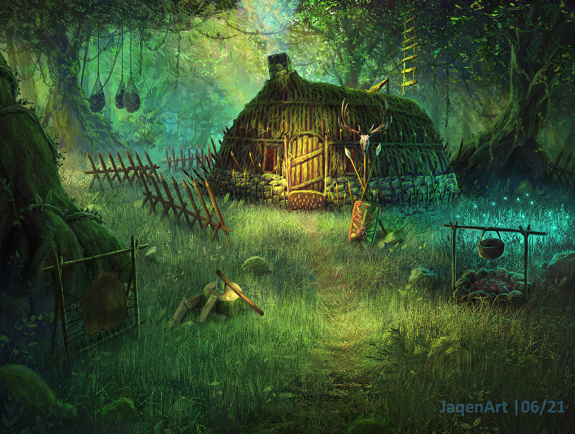 ArtStation - Hunting Lodge