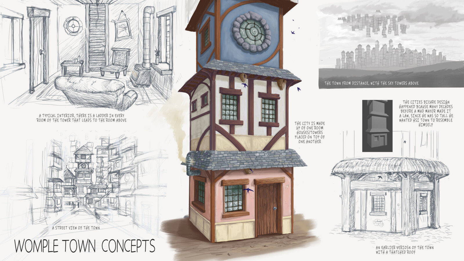 Womple town concepts 