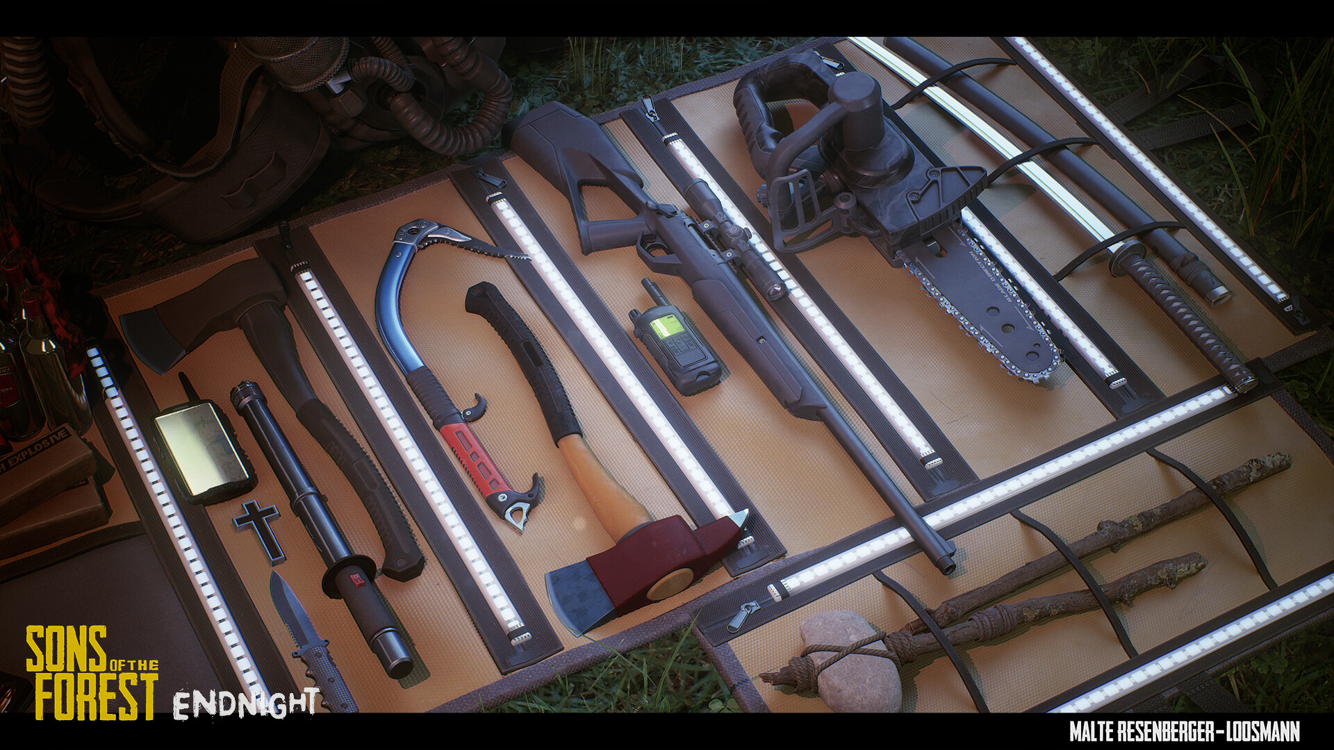 ArtStation - Endnight - Sons Of The Forest - Inventory / Crafting