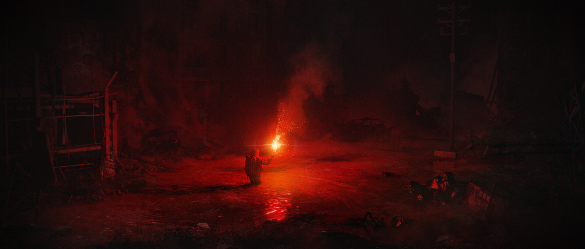 World in Chaos - Desperation by Adam Isailovic : r/ImaginaryHellscapes