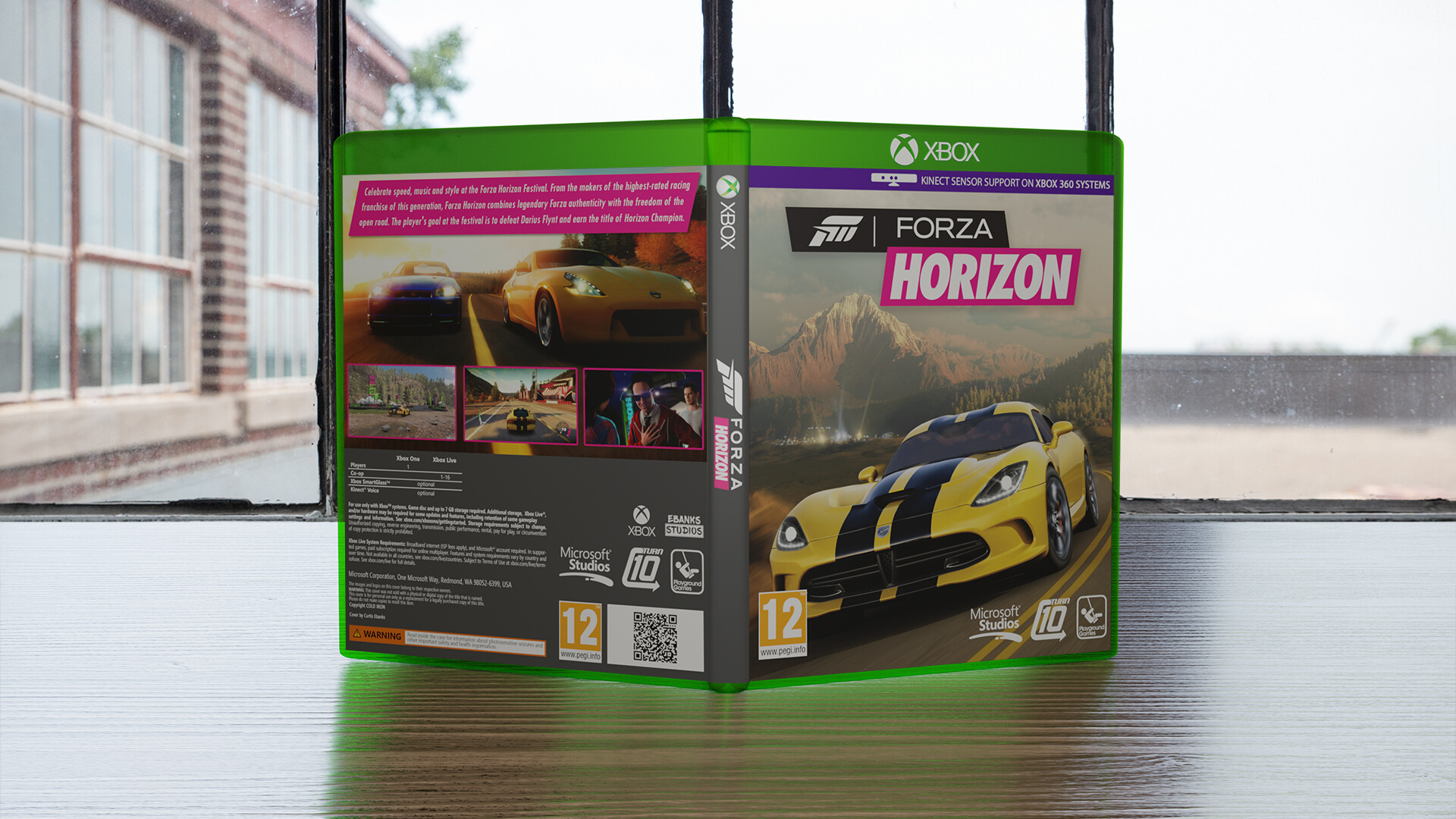 recursos humanos Pío colisión ArtStation - Forza Horizon Custom Xbox One Cover