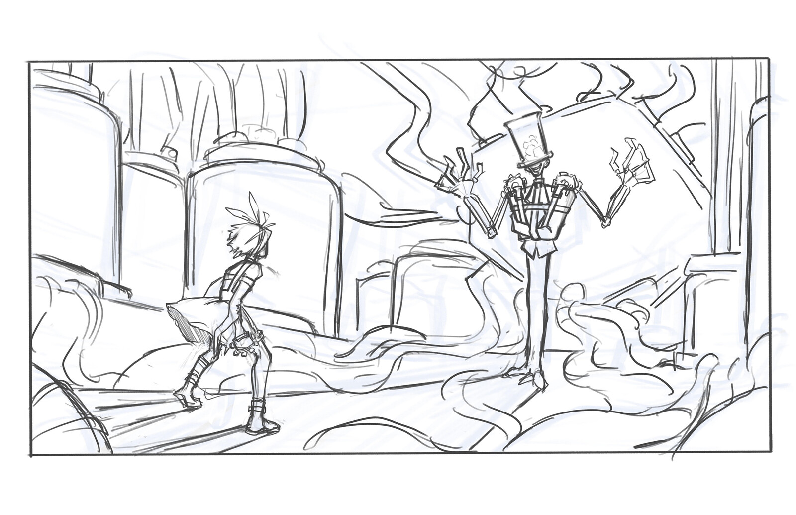 Key frame sketch