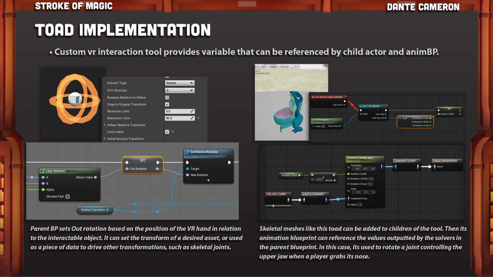 See more documentation about my custom VR interaction tool here: https://www.artstation.com/artwork/obX5g4