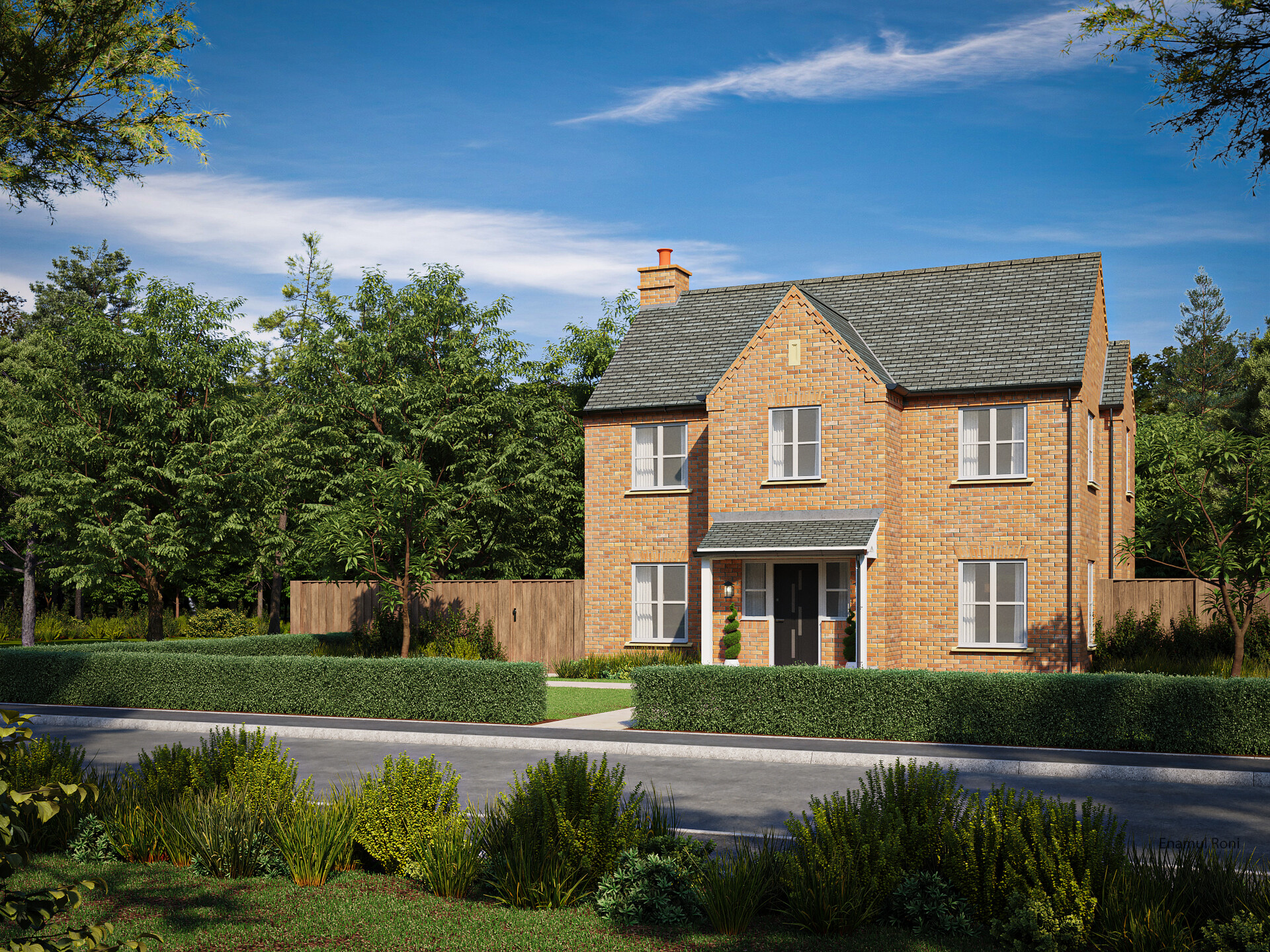 ArtStation Northampton UK House Exterior Visualization