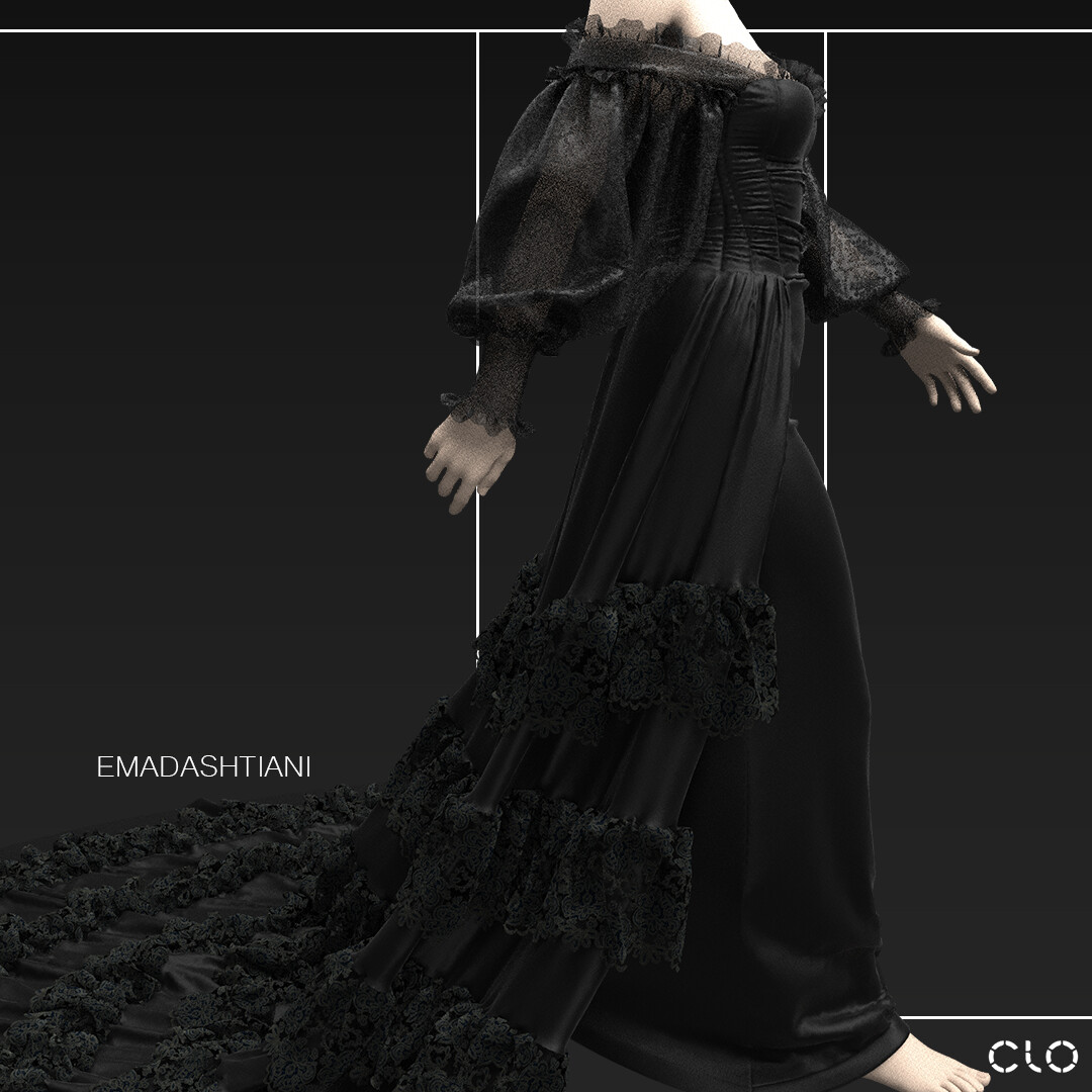 black mob dresses Wednesday Addams Costume for Girls main image 0