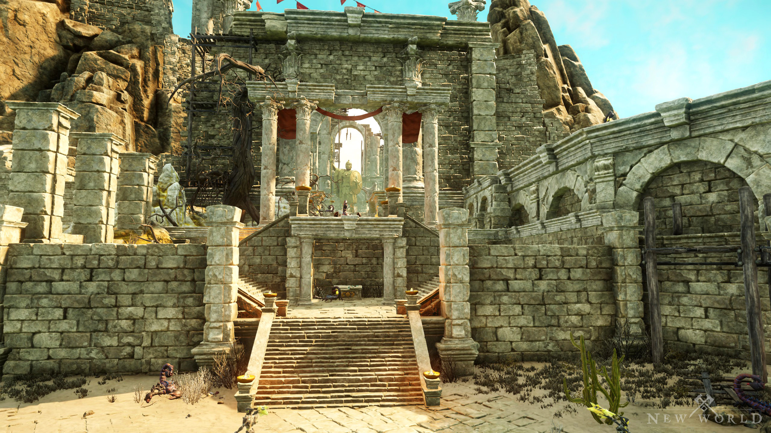 Entry to boss arena