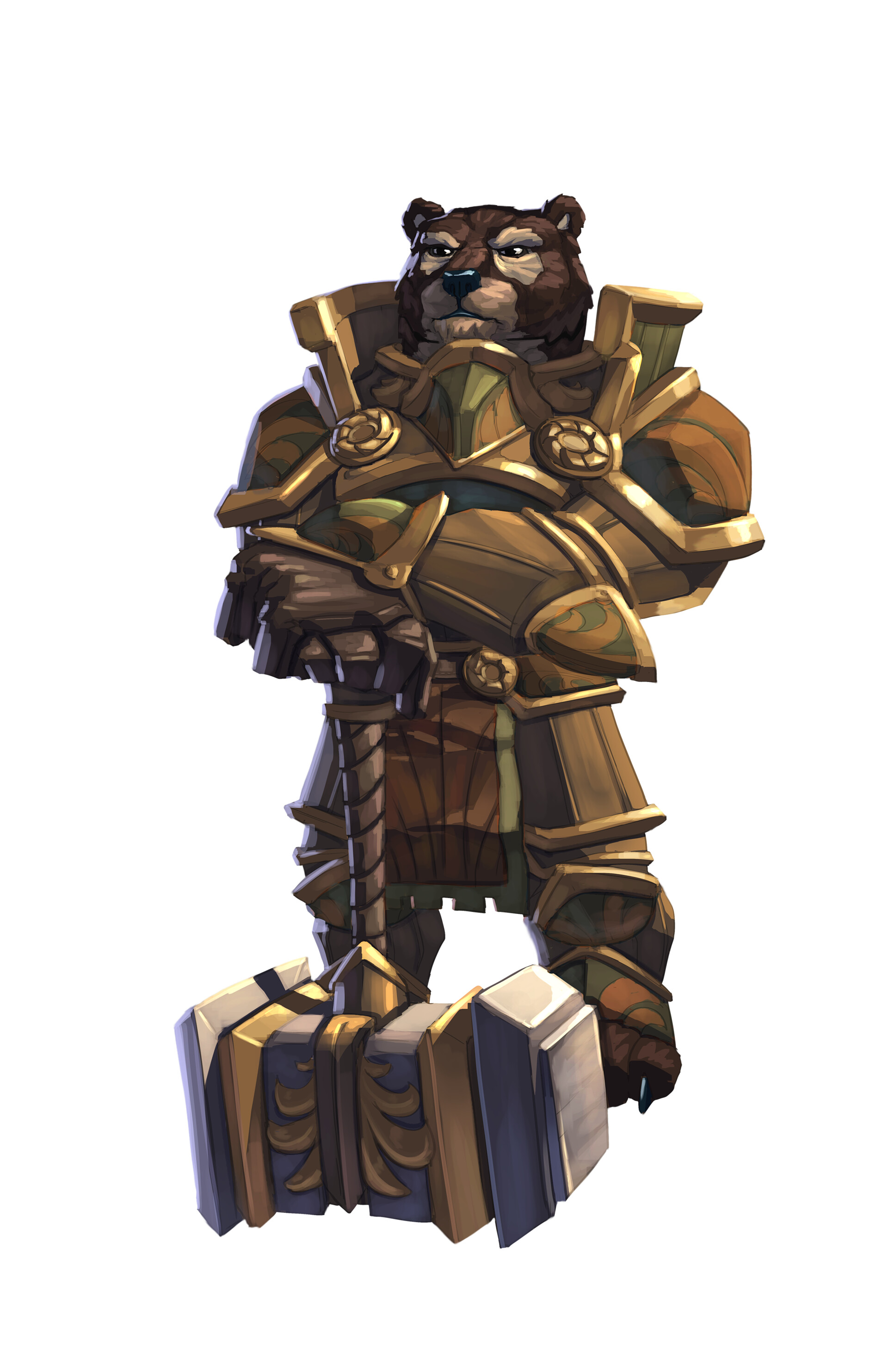 ArtStation Bear Hammer Character