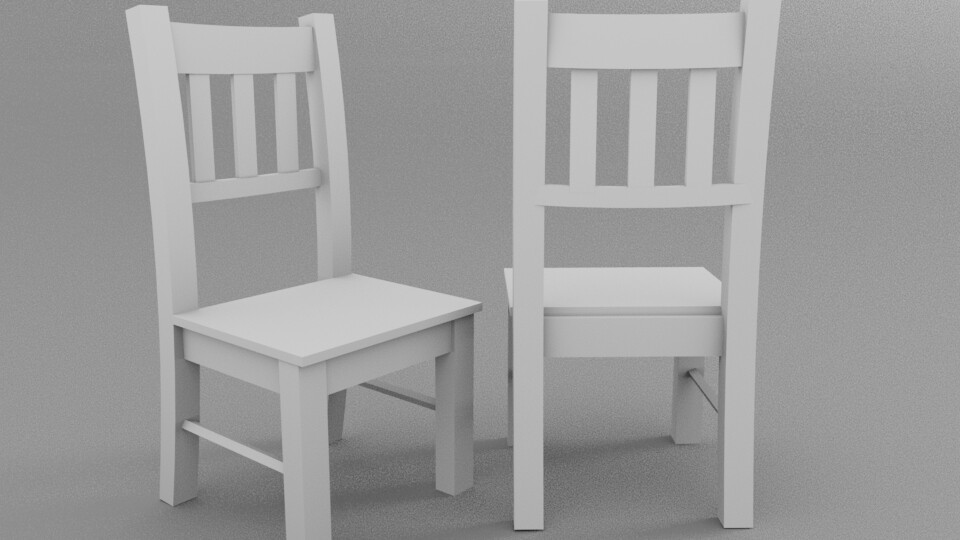ArtStation - 3D Basic Chair Model