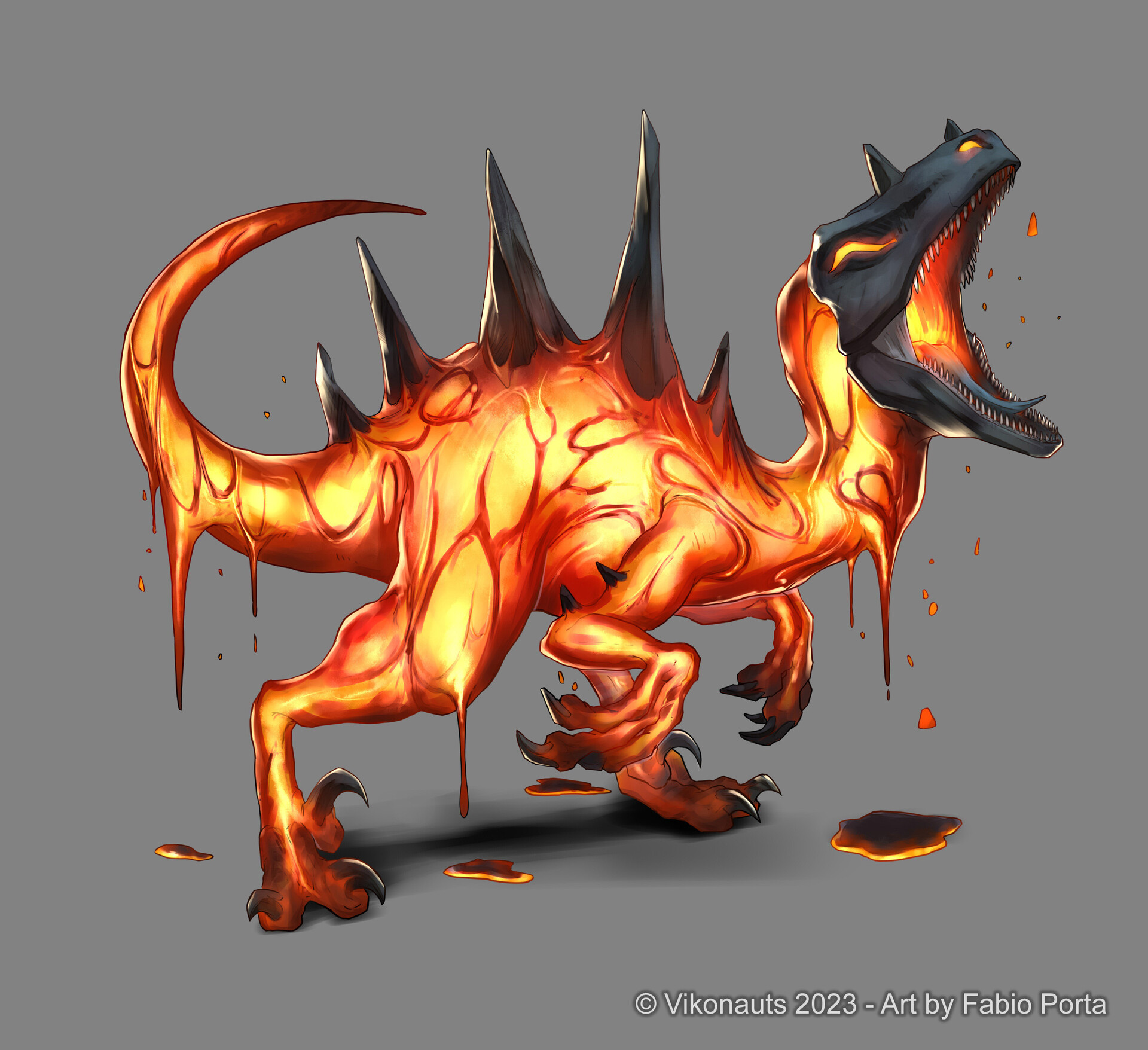 ArtStation - Magma Raptor