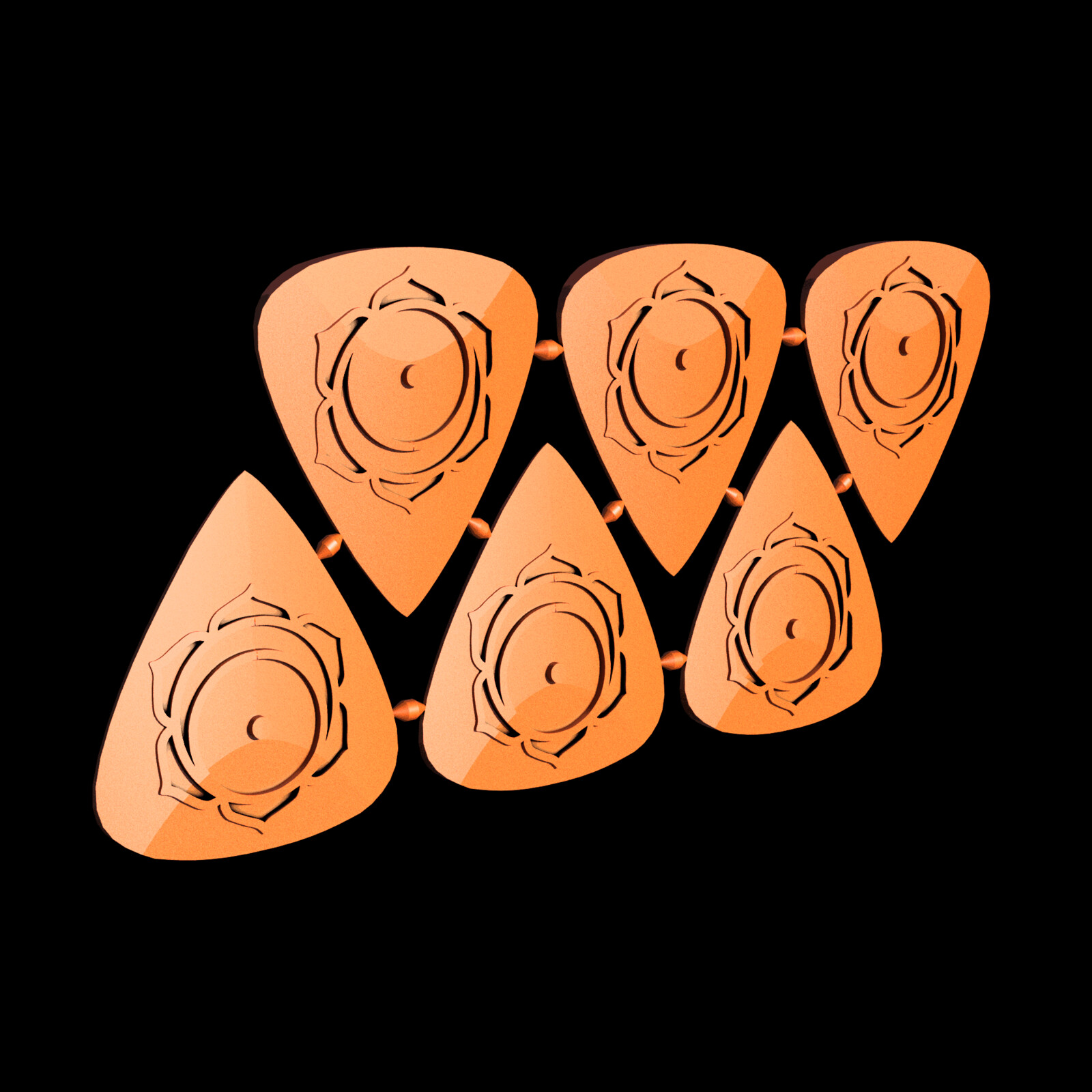 𝐃𝐢𝐠𝐢𝐭𝐚𝐥 𝐑𝐞𝐧𝐝𝐞𝐫
Material: Orange Processed Versatile Plastic