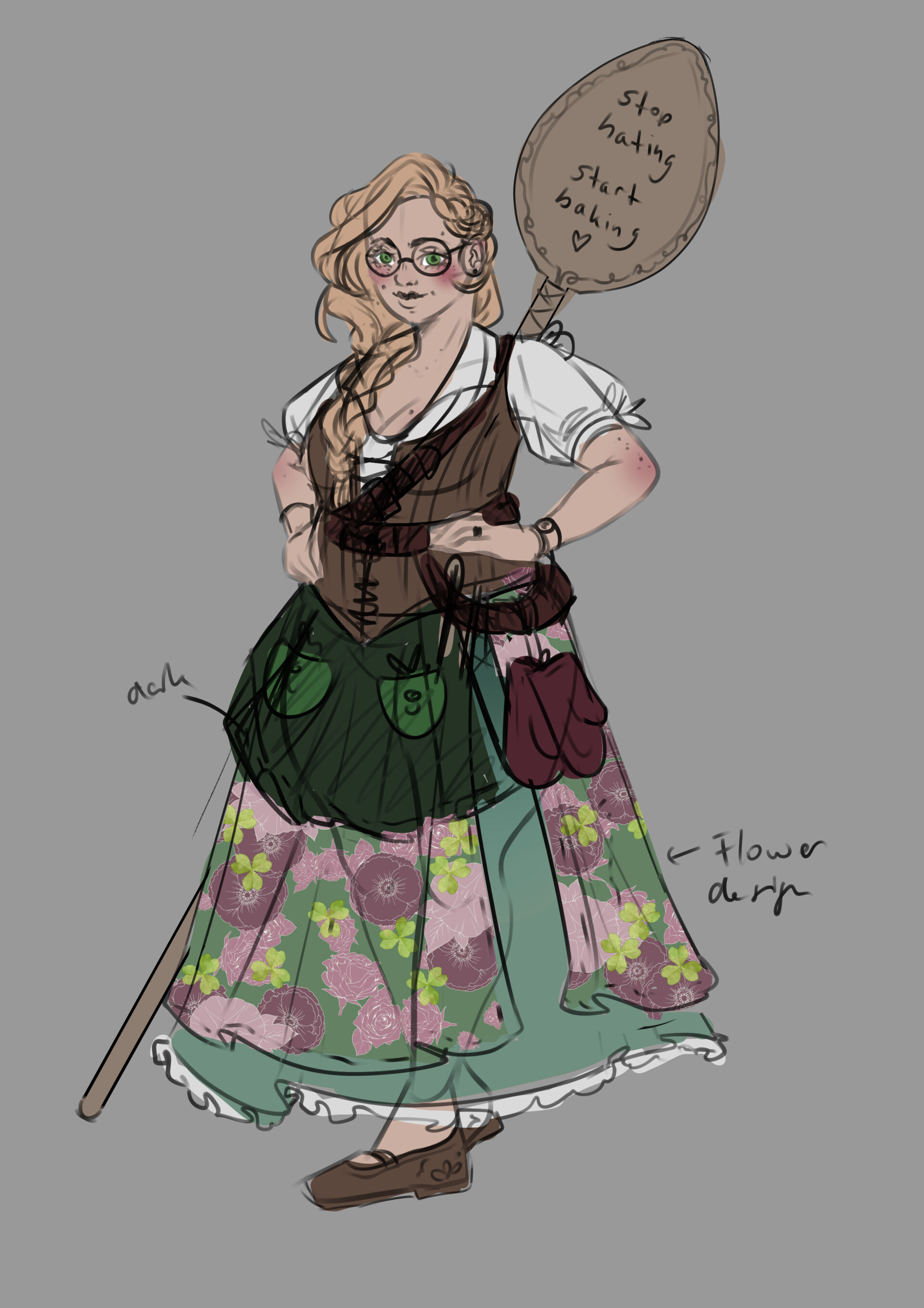 Samydrawsstuff - DnD chracter Baker Bard