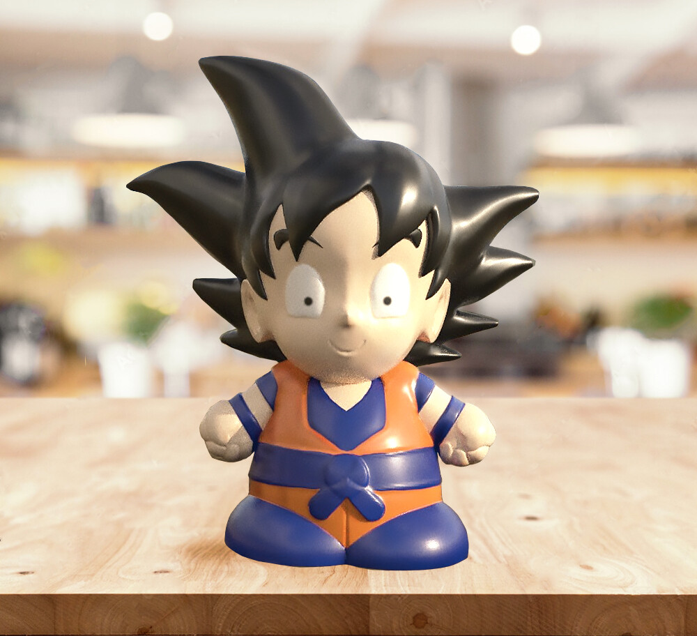ArtStation - Goku alcancia Chibi