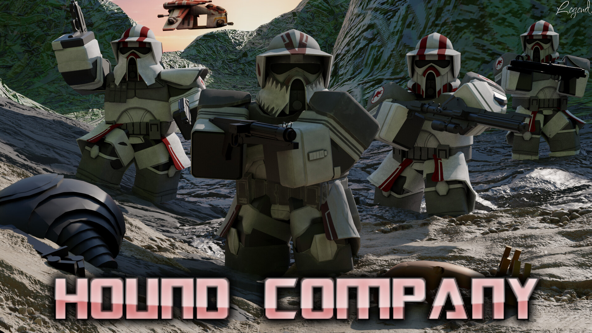 Artstation hound arf sergeant hound clone wars gfx