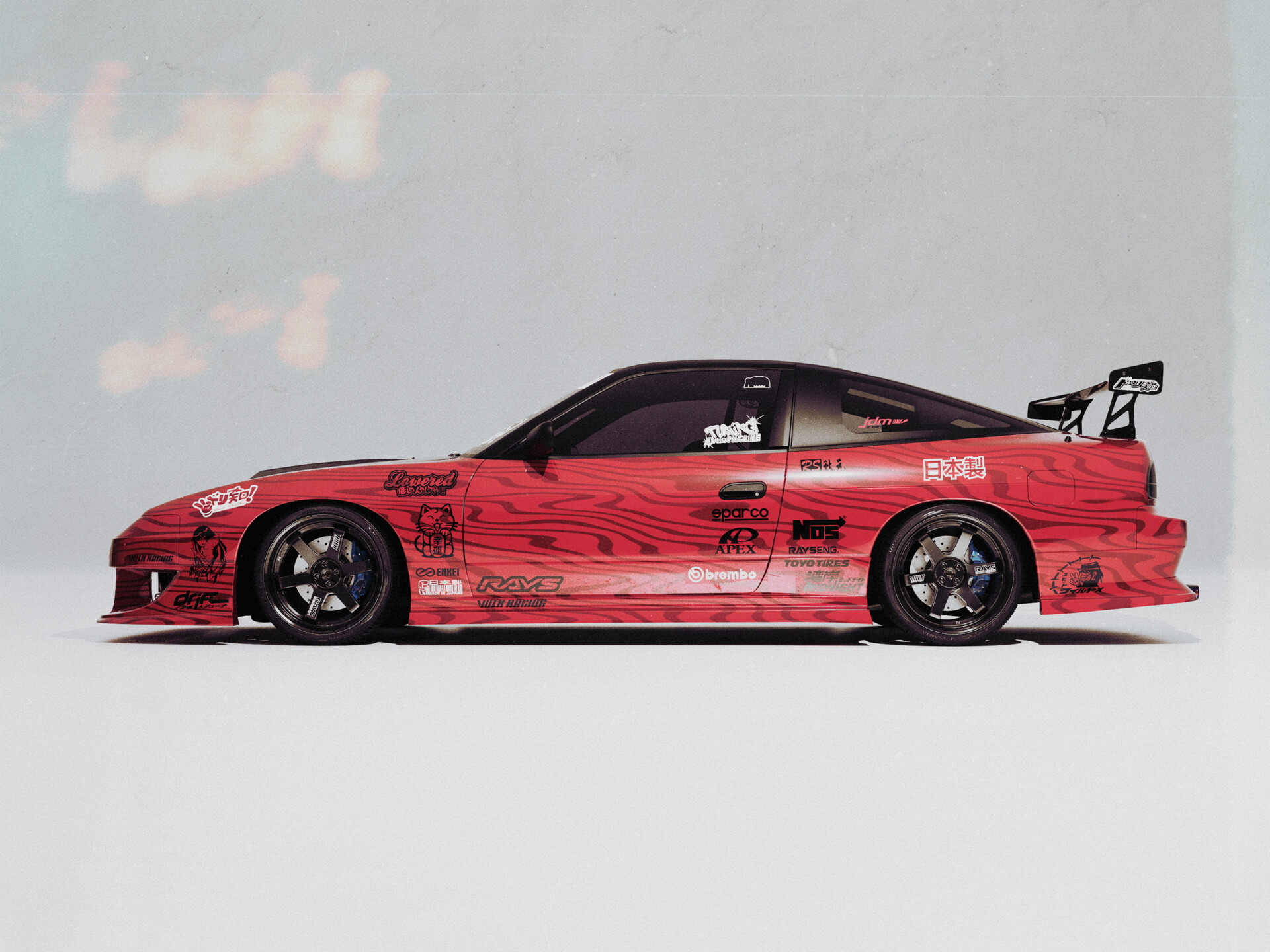 ArtStation - Nissan 180SX 