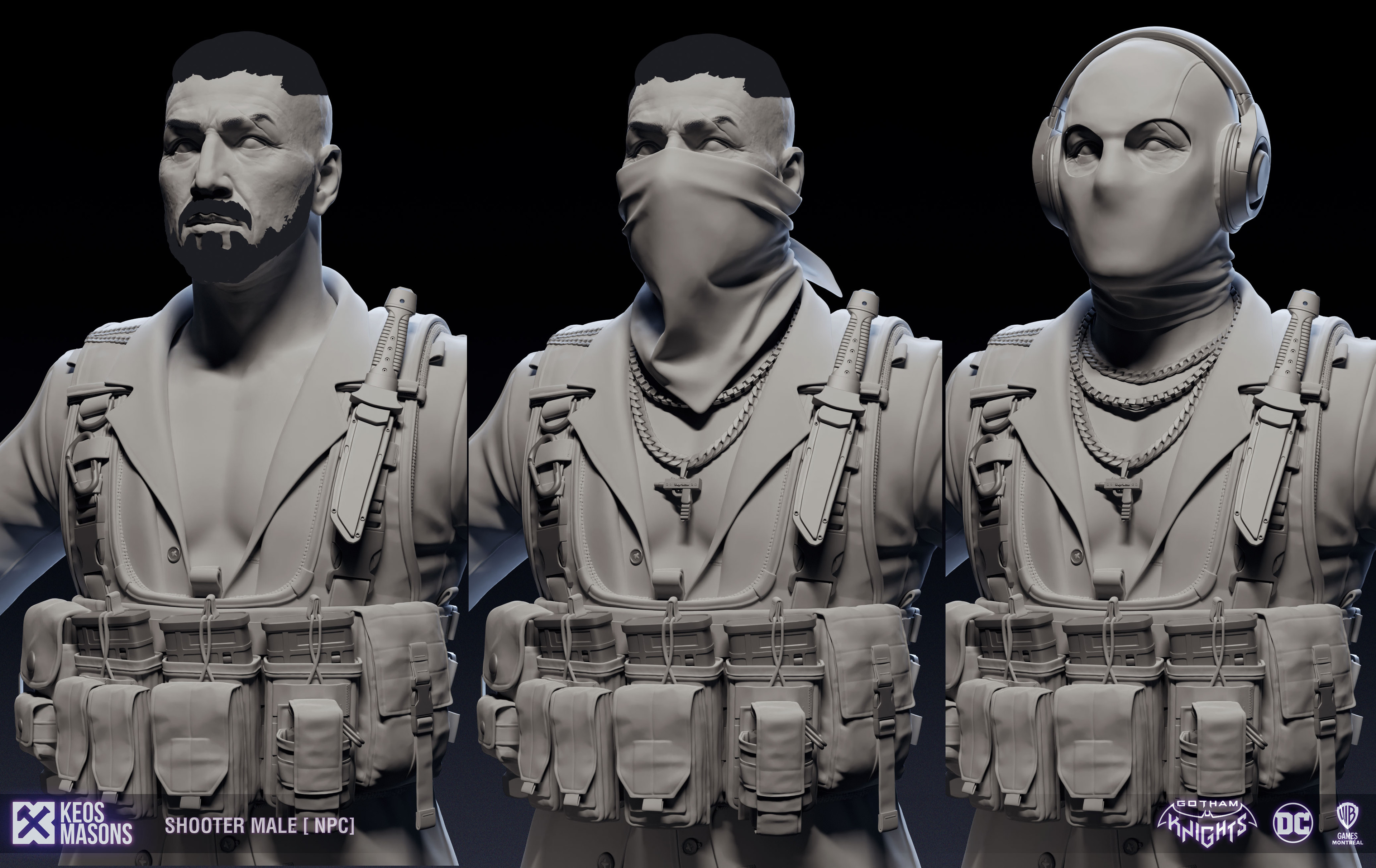 KEOS MASONS - Shooter Male - Gotham Knights KEOS MASONS - Shooter Male - Gotham Knights