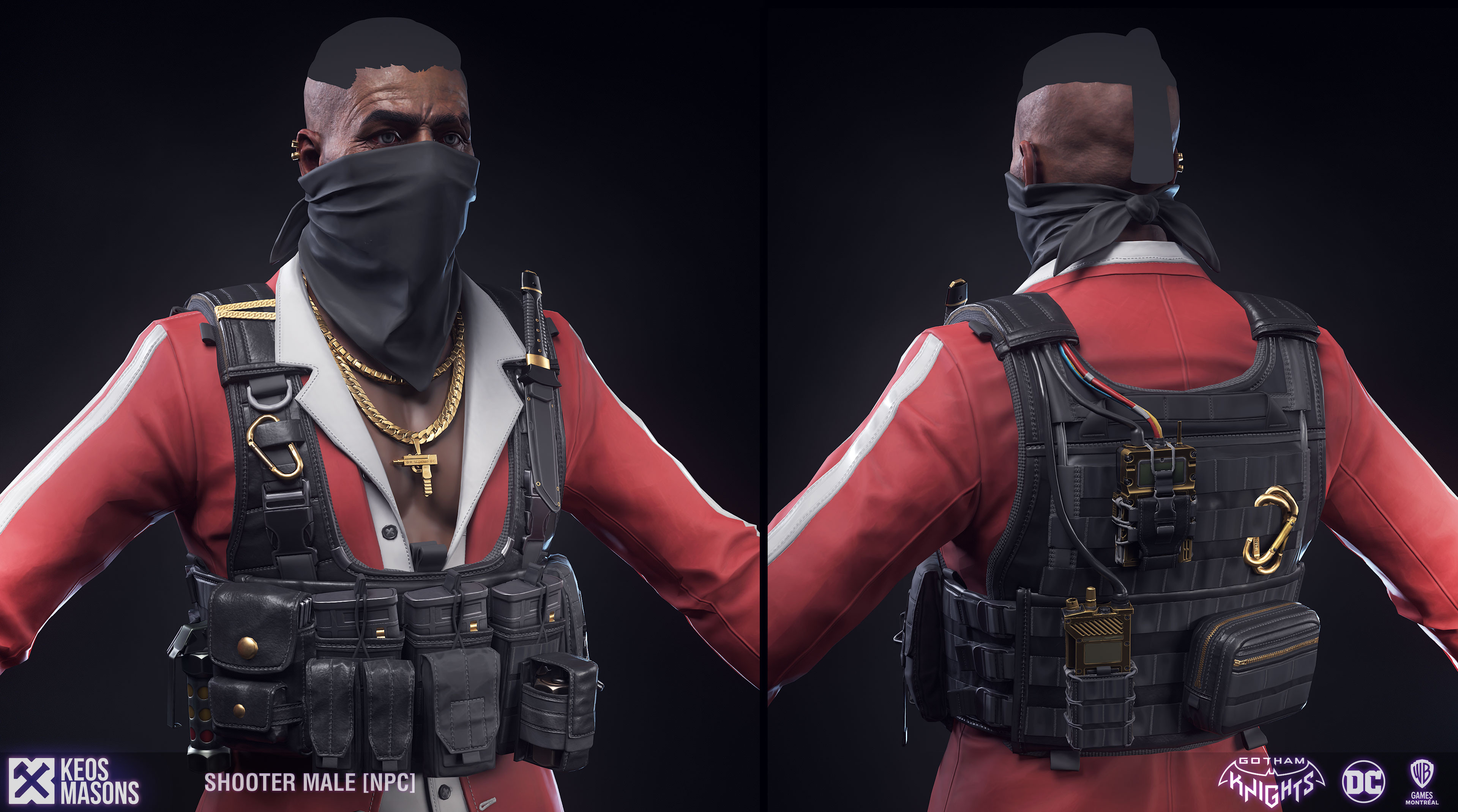 KEOS MASONS - Shooter Male - Gotham Knights KEOS MASONS - Shooter Male - Gotham Knights