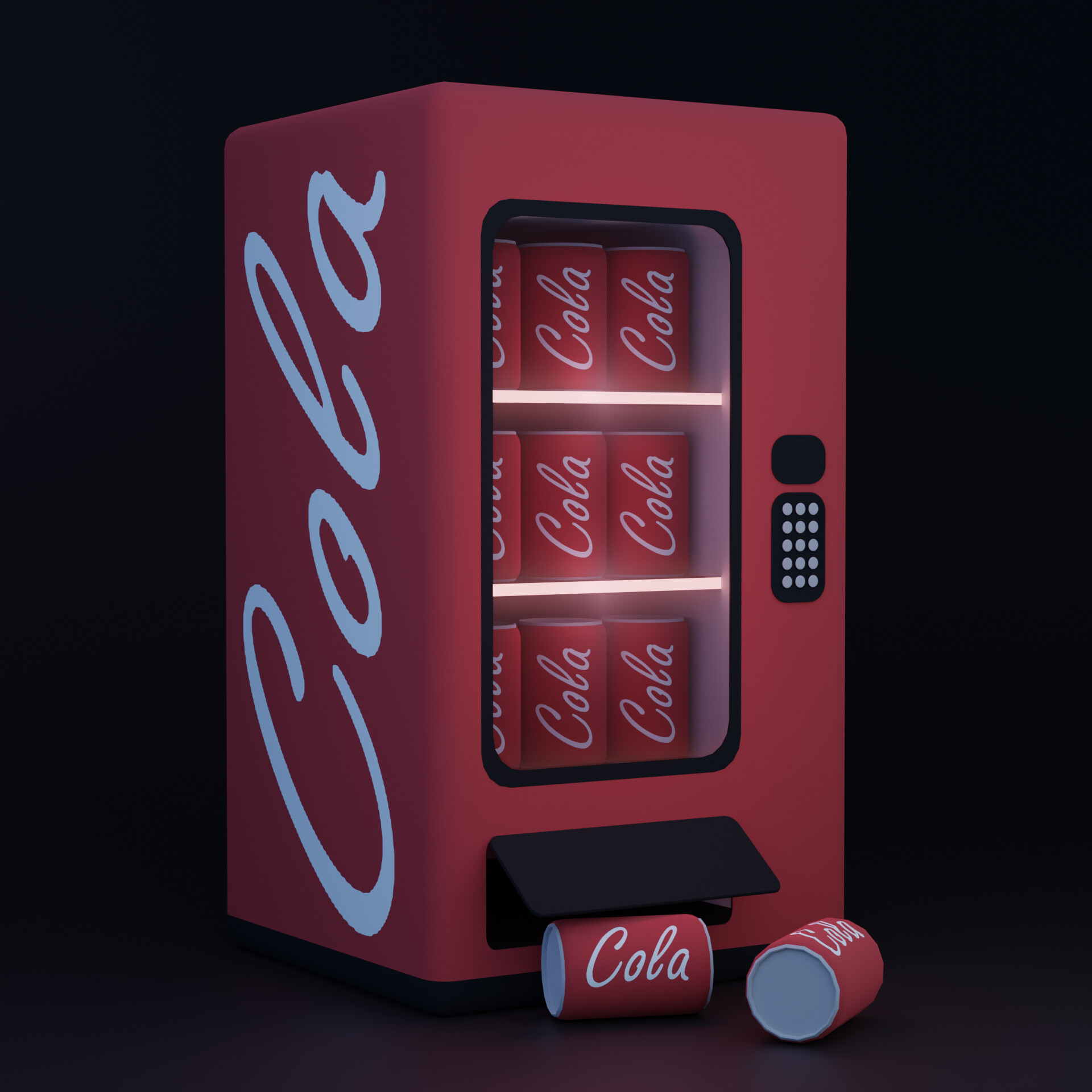 ArtStation - Cola Machine