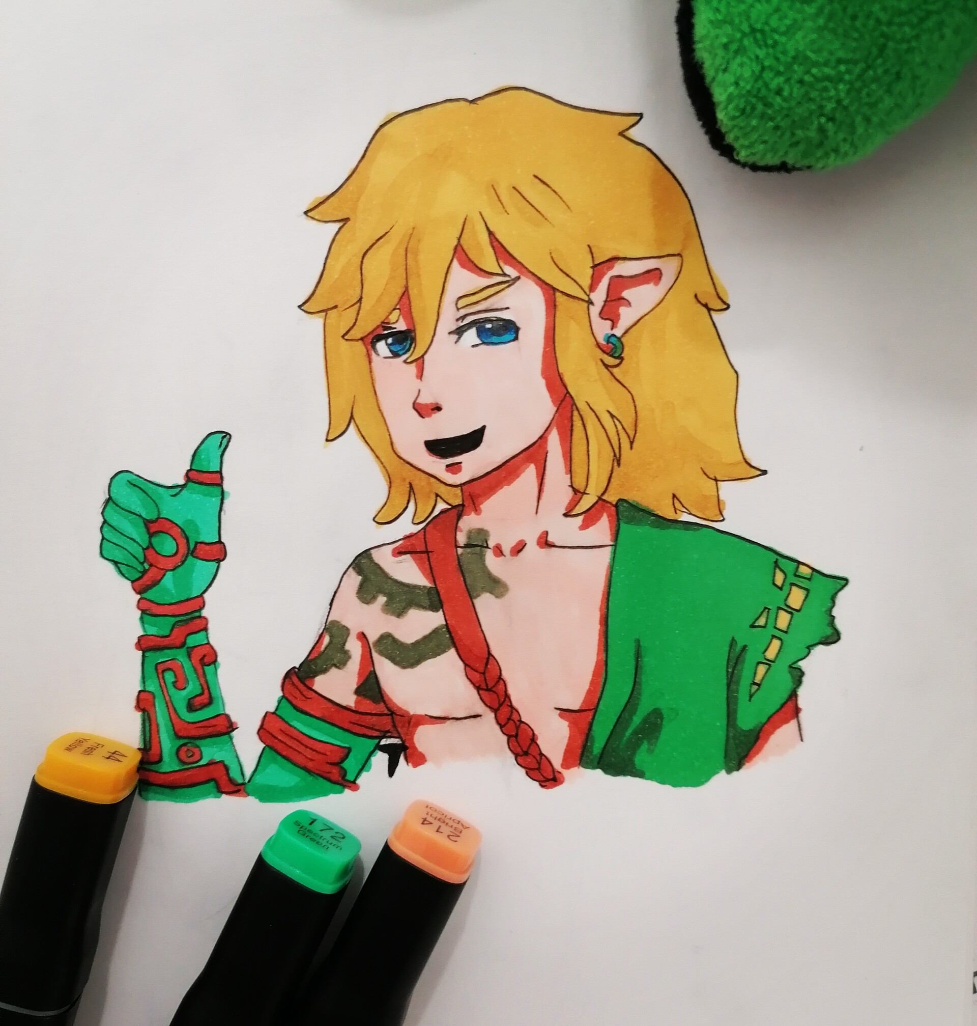 ArtStation - Link - The Legend of Zelda TotK Fanart