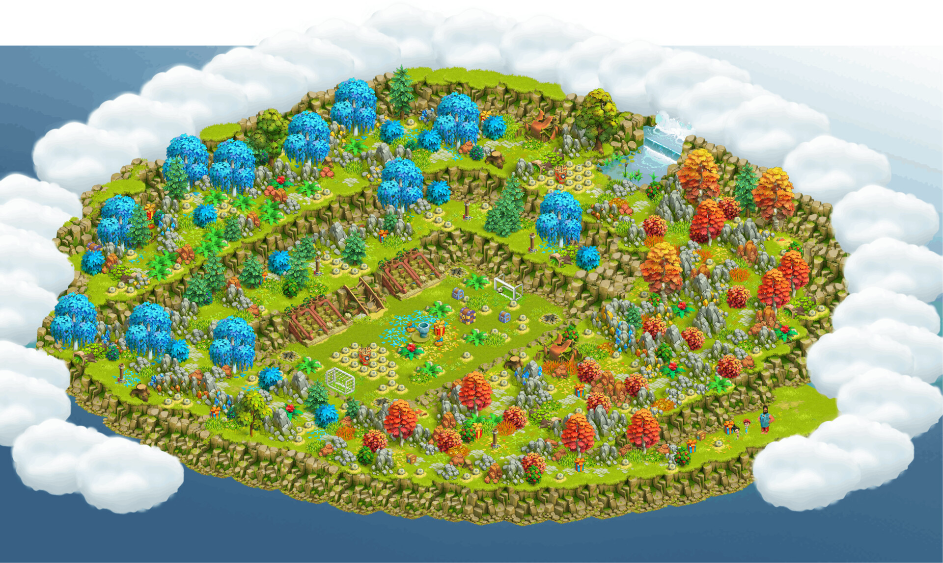 ArtStation Family Island maps (level design)