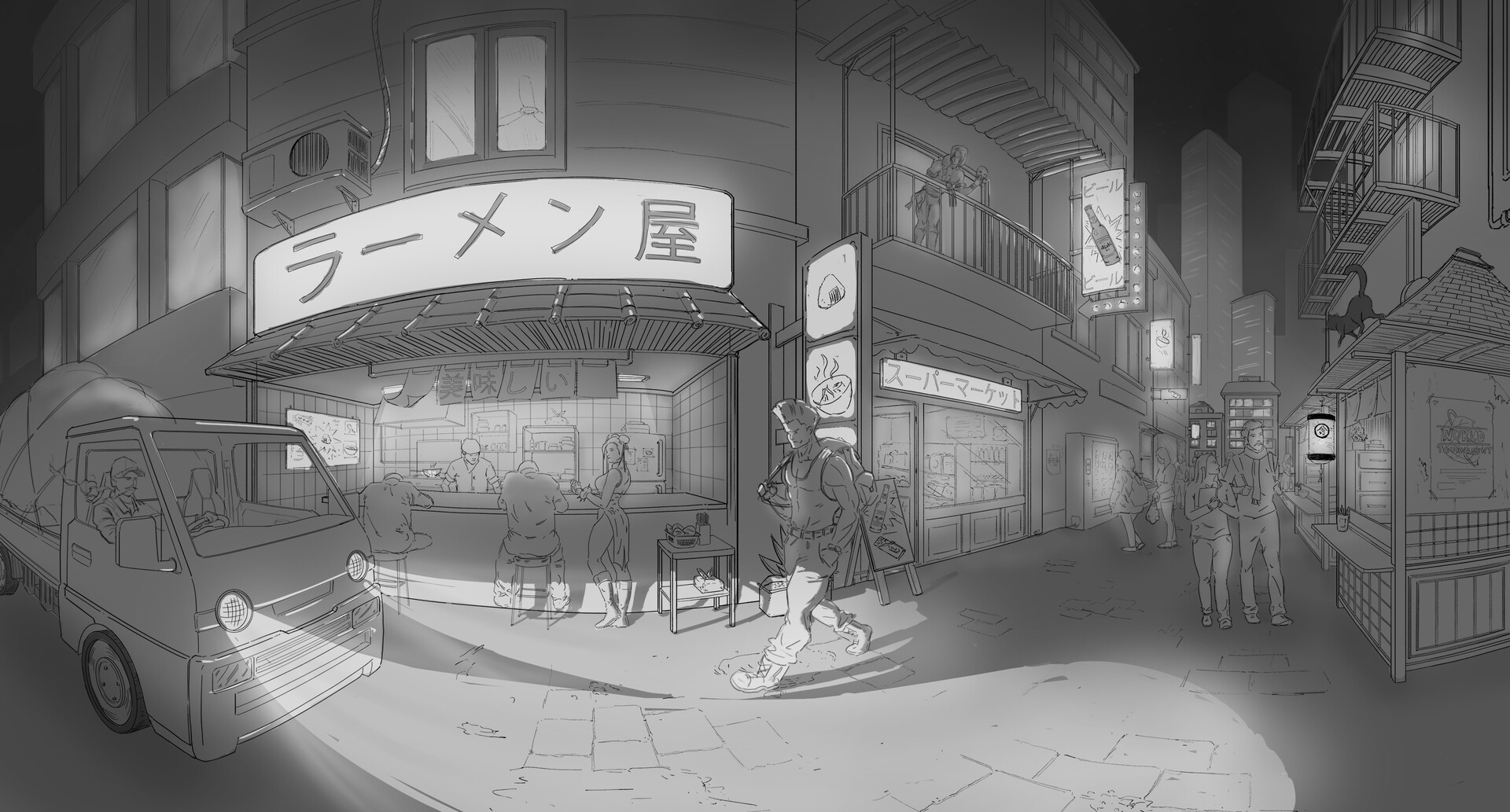 ArtStation Guile At Japanese Market artstation-guile-at-japanese-market