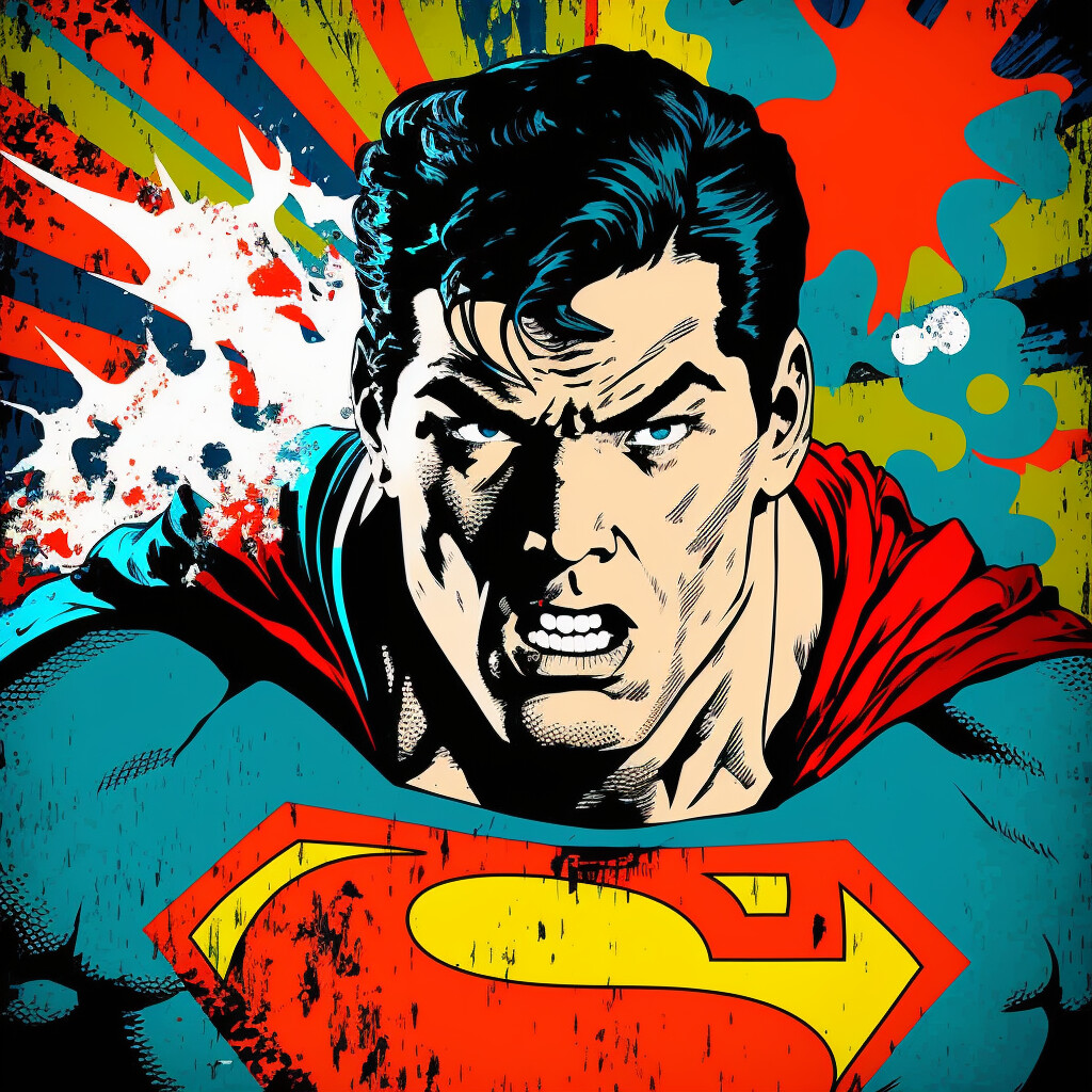 Markér hver Bemærkelsesværdig ArtStation - Superman Pop Art 2