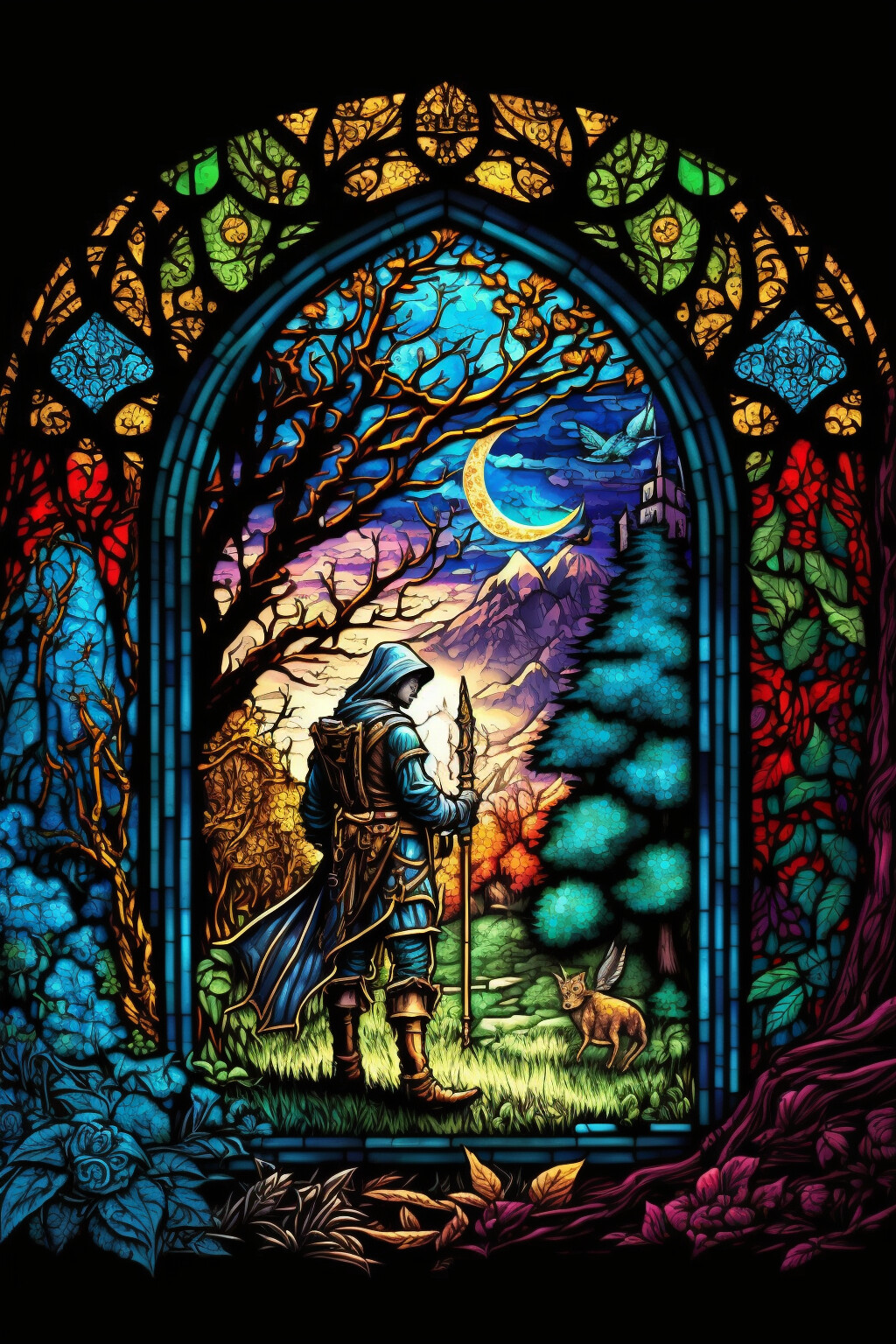 ArtStation Fantasy Stained Glass V11 ArtStation Fantasy Stained Glass V11