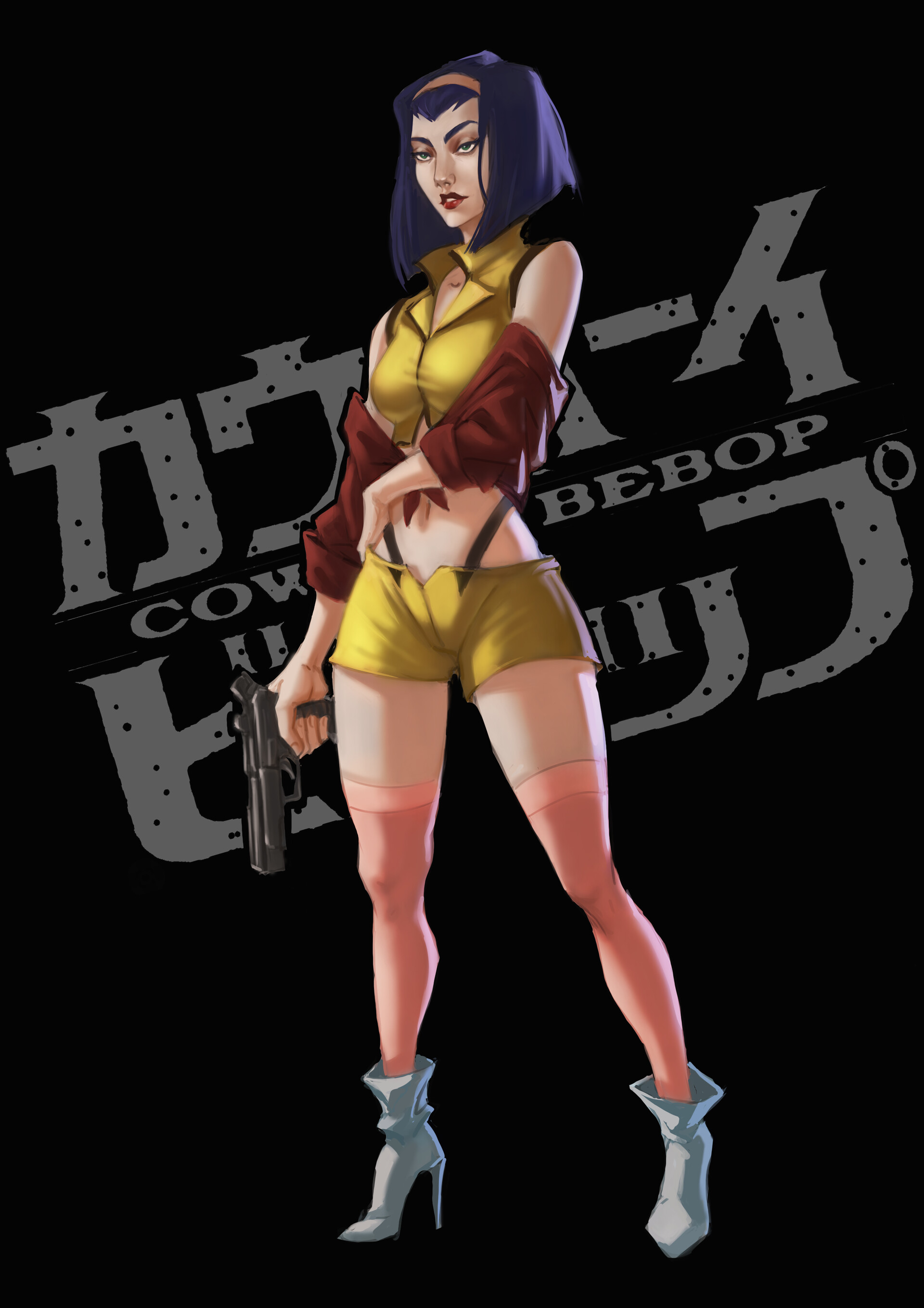 ArtStation - Faye Valentine Fanart - Cowboy Bebop