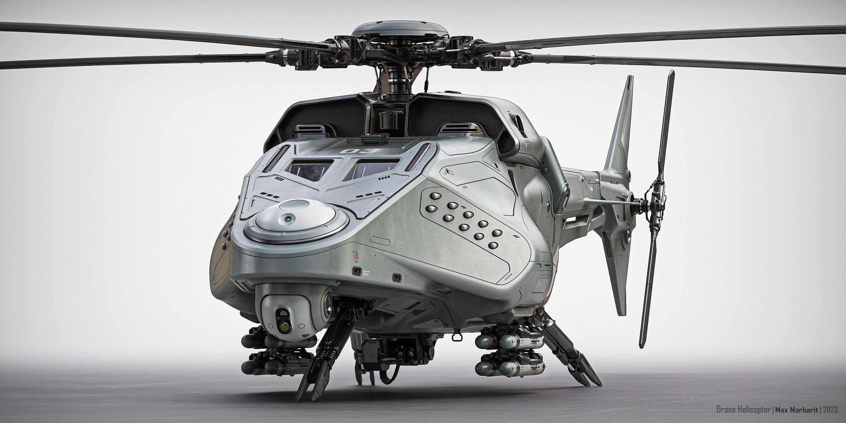 ArtStation Drone Helicopter