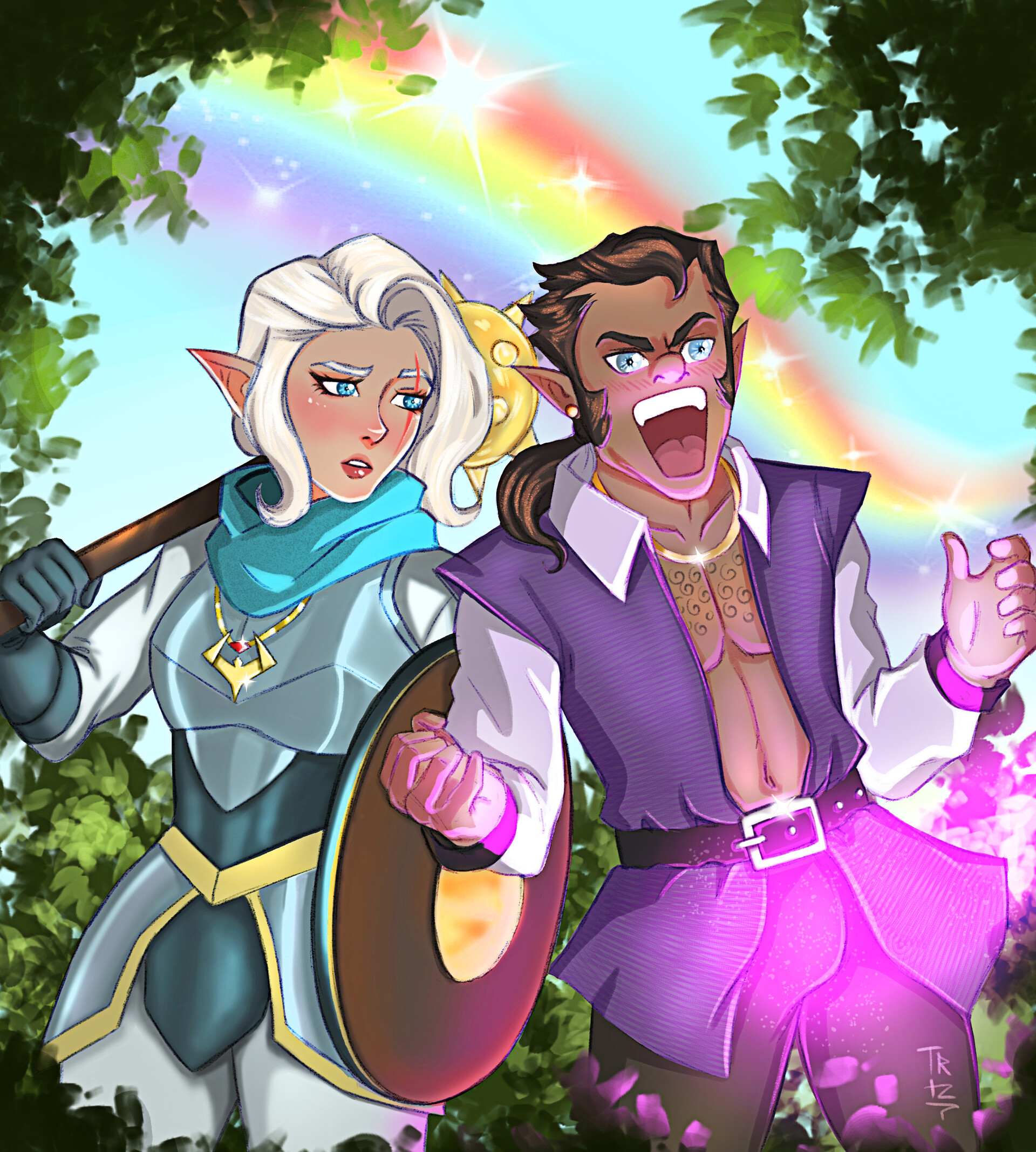 Artstation pike and scanlan vox machina 