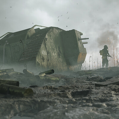 ArtStation - World War 1 Tank