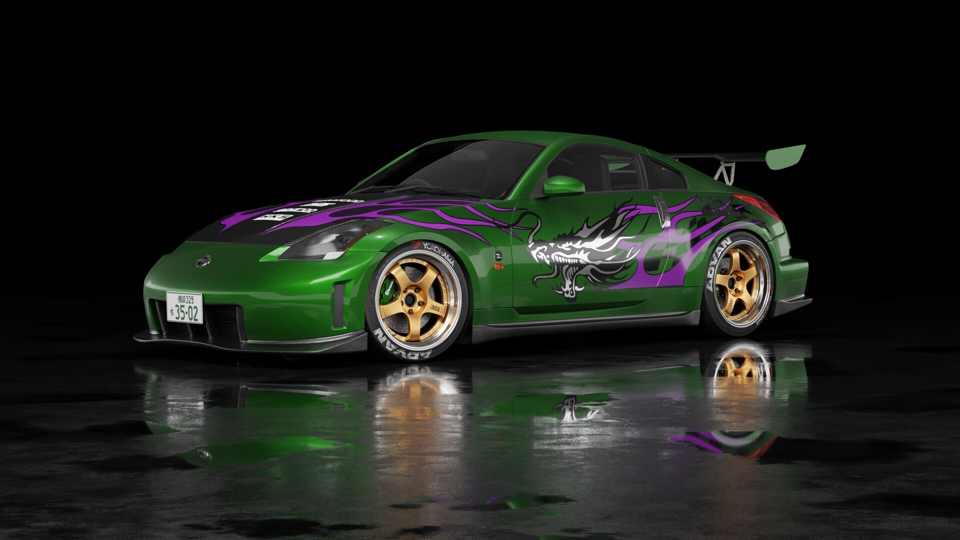 Jakob gr n rachel s nissan 350z from need for speed underground 2