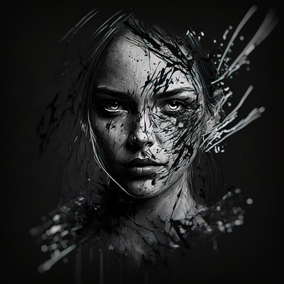 Fabien burgue valinordekalt black scribble art efd9b9de 9f87 4480 996c 03a94e0b45c7