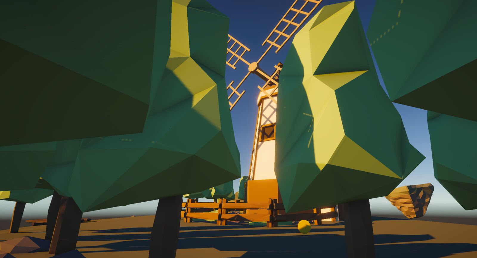 In-engine view of level pre-skybox