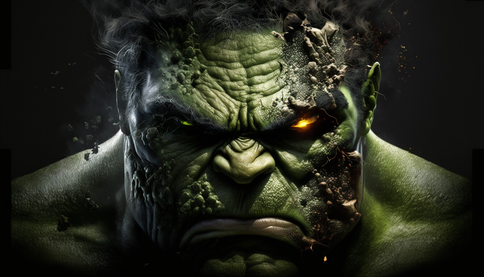 Angry Hulk by IA STUDIO &amp; S 7
