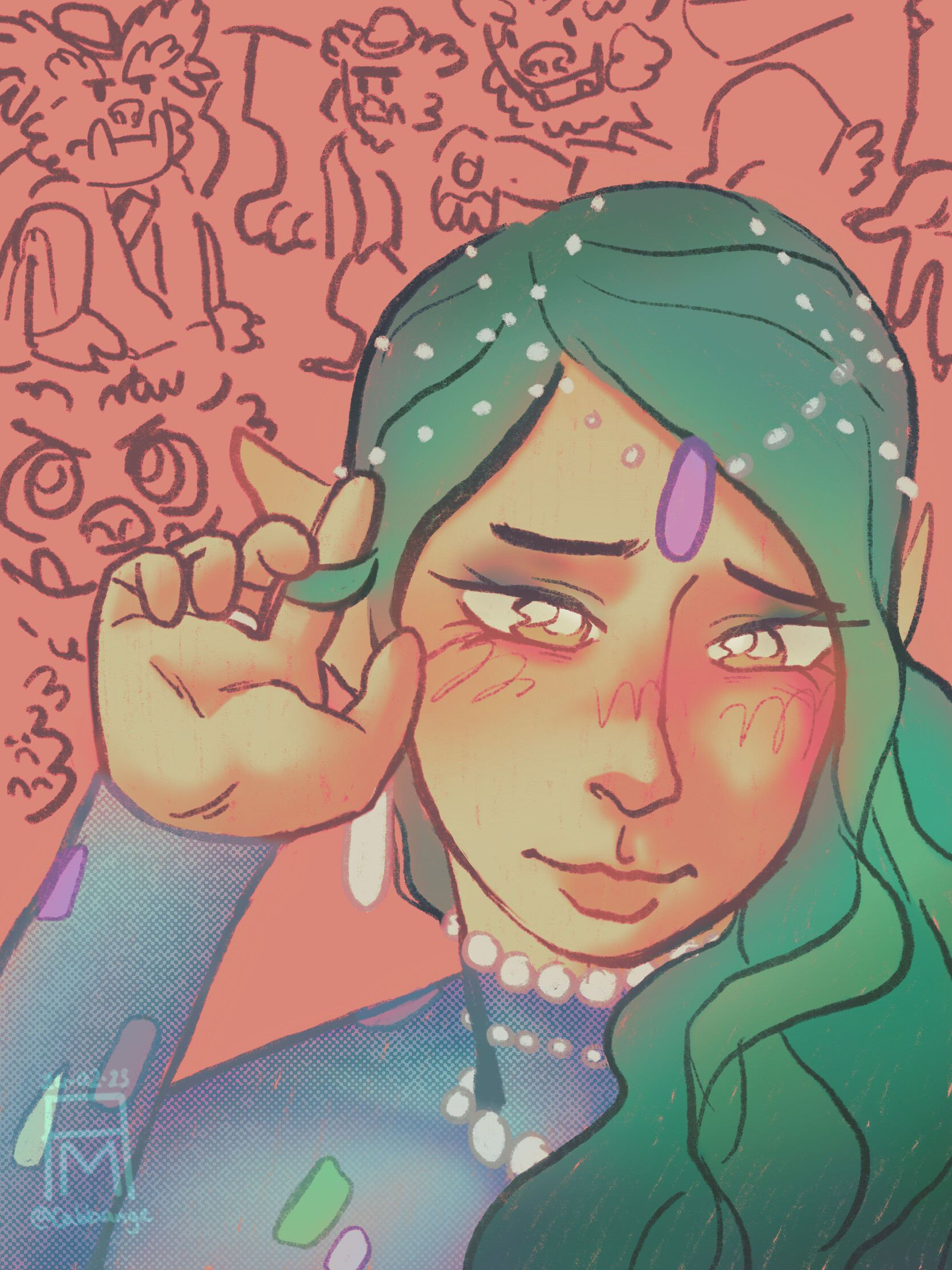 ArtStation A court of fae and flowers