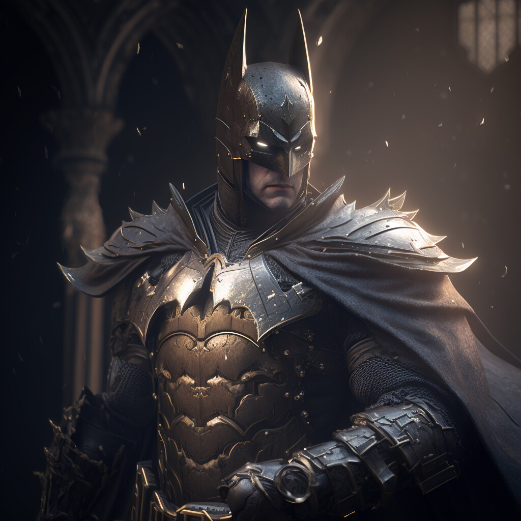 Artstation medieval knight batman