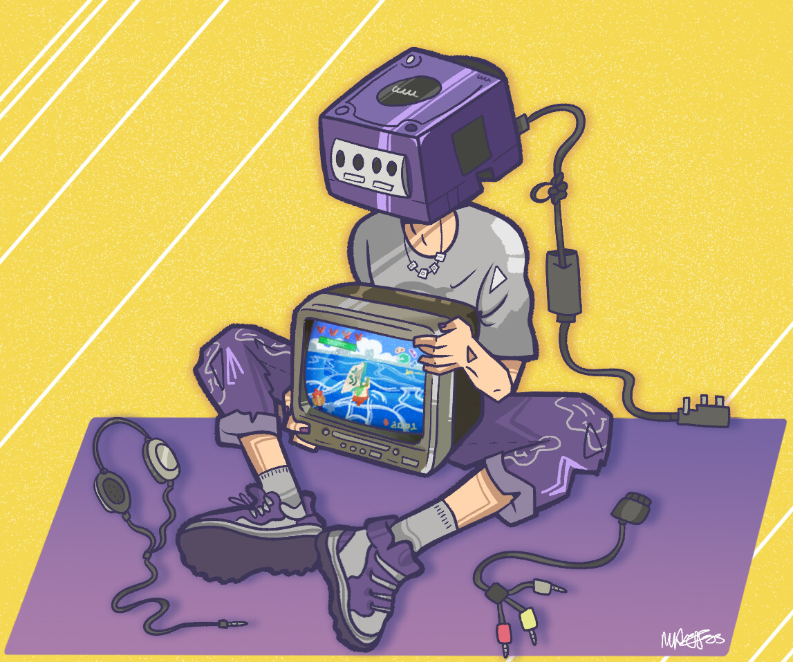 ArtStation - Gamecube TV Man